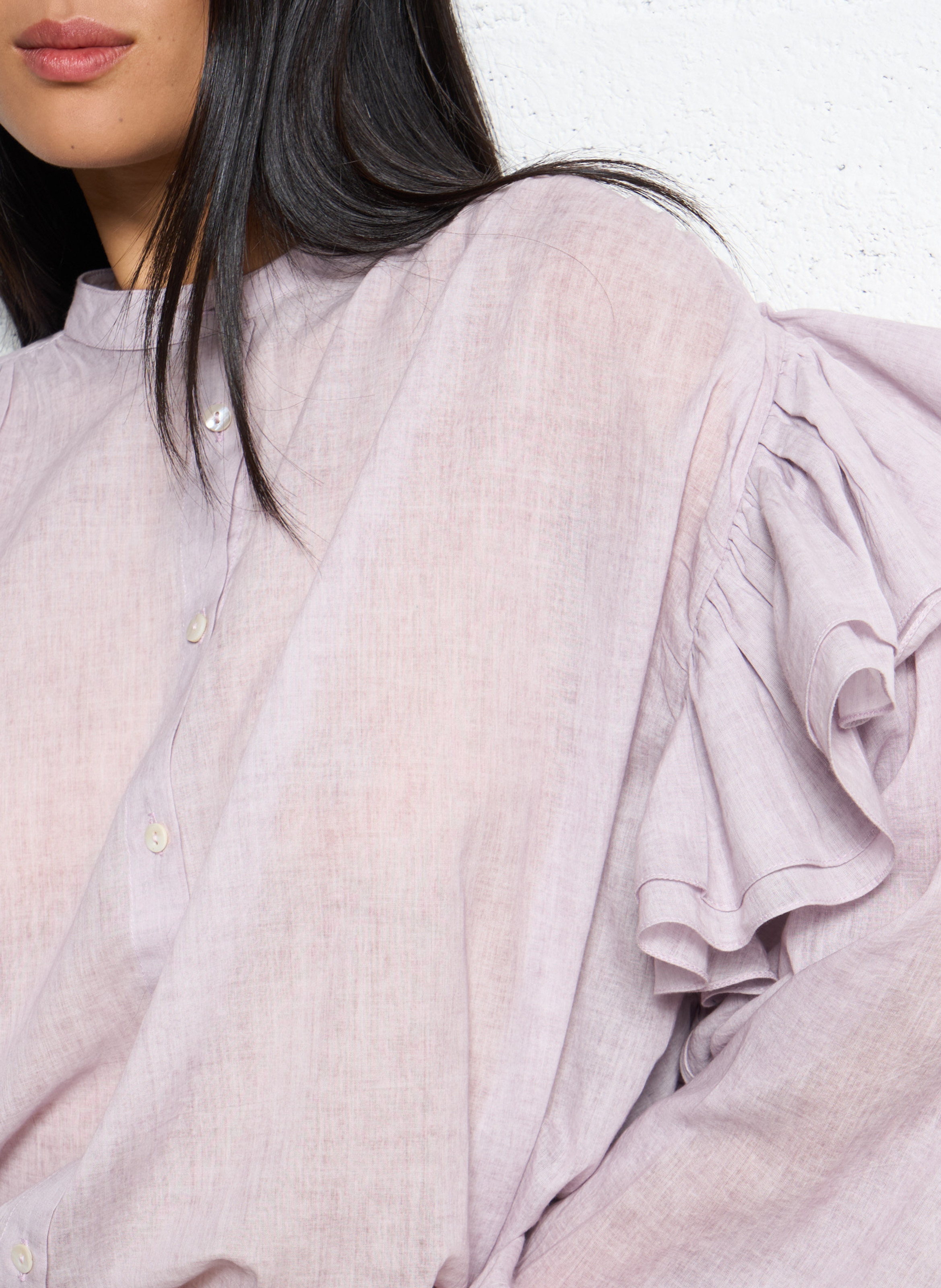 Chemise col coton  MES DEMOISELLES Violet