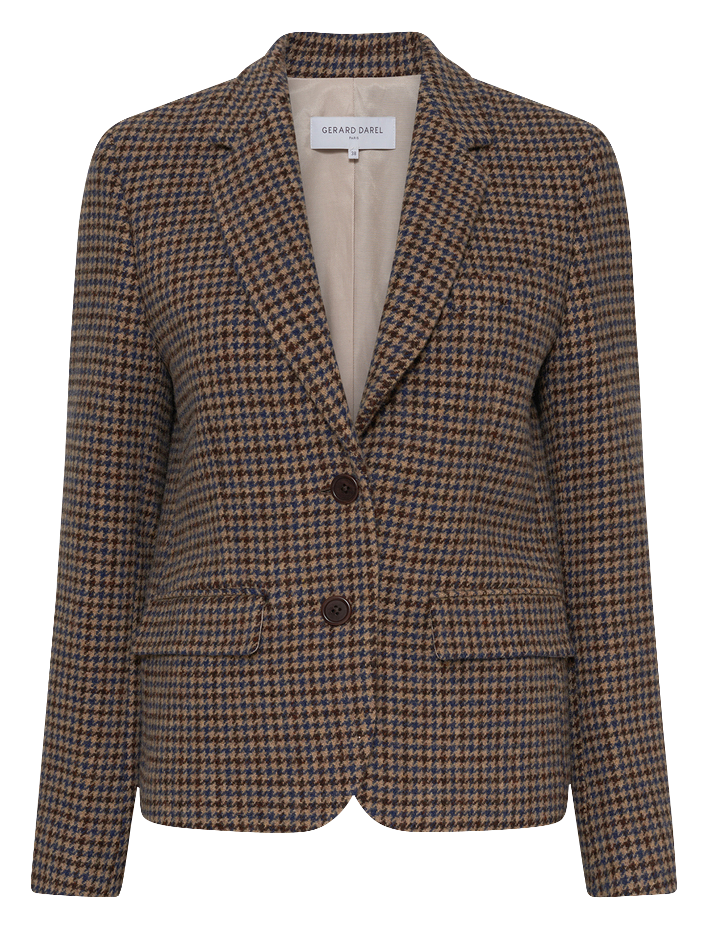 Veste de tailleur ajustée en laine  GERARD DAREL Beige