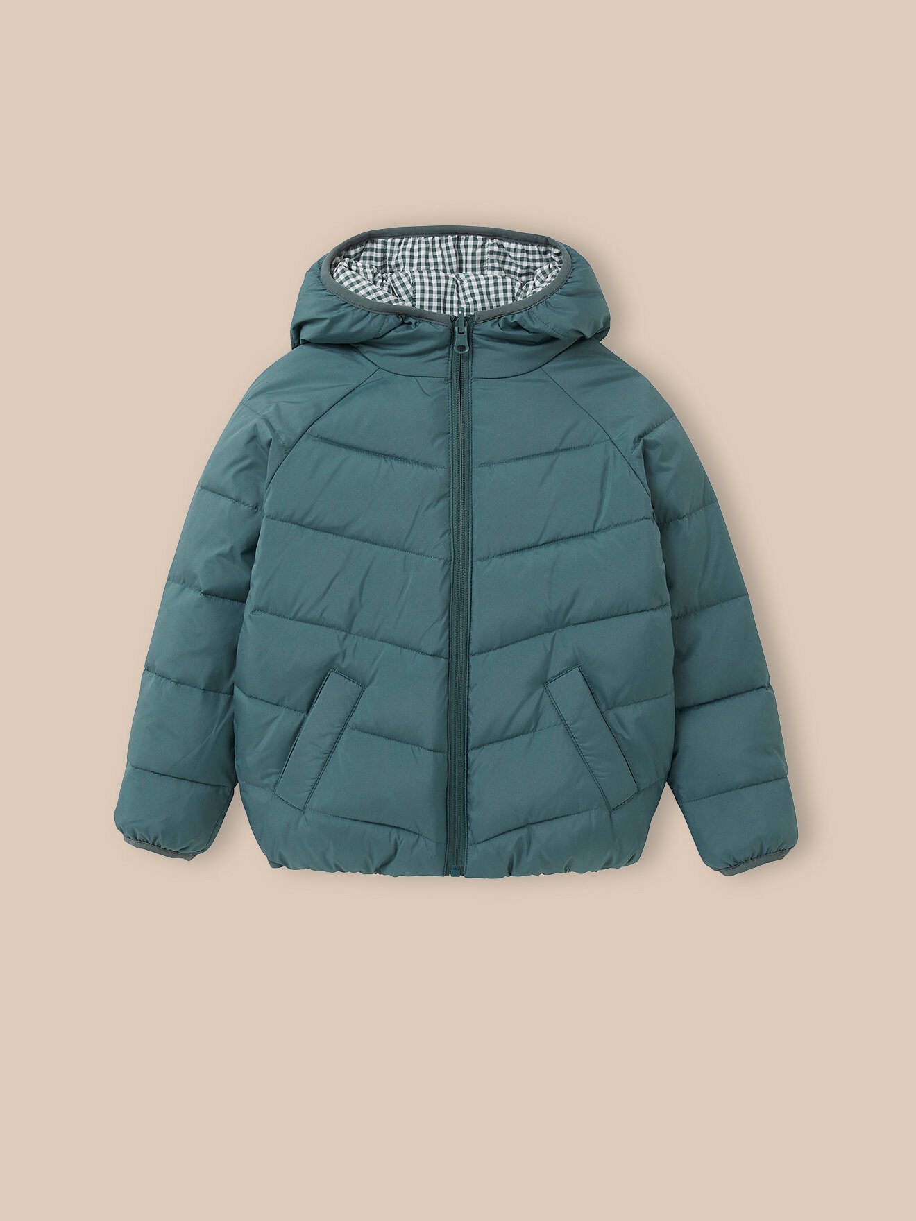Reversible 2-in-1 Puffer Jacket CYRILLUS Green