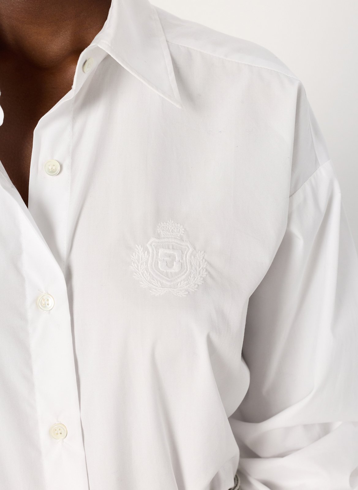 Chemise col classique en coton GERARD DAREL Blanc