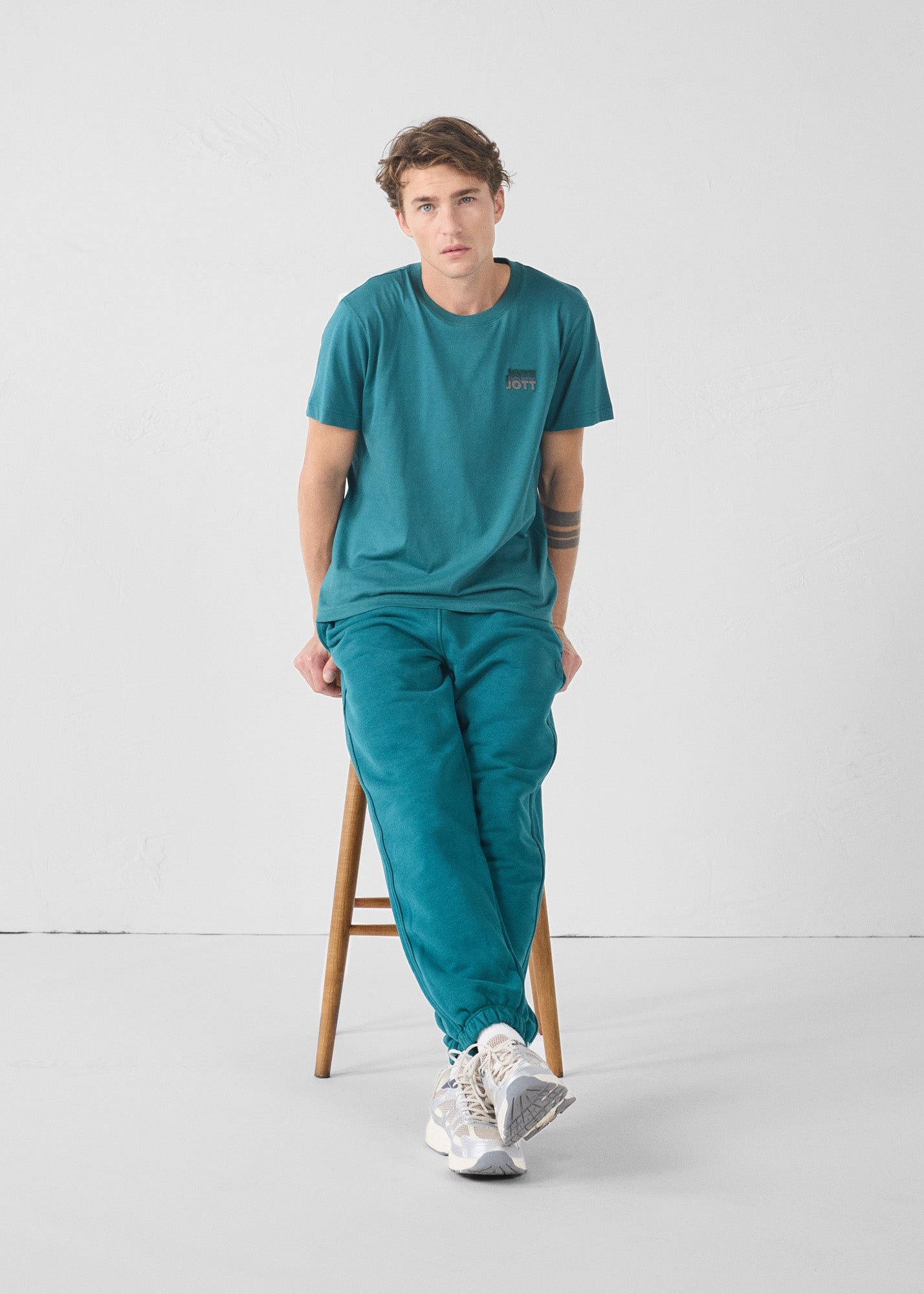 Graphic short sleeve T-shirt JOTT Green