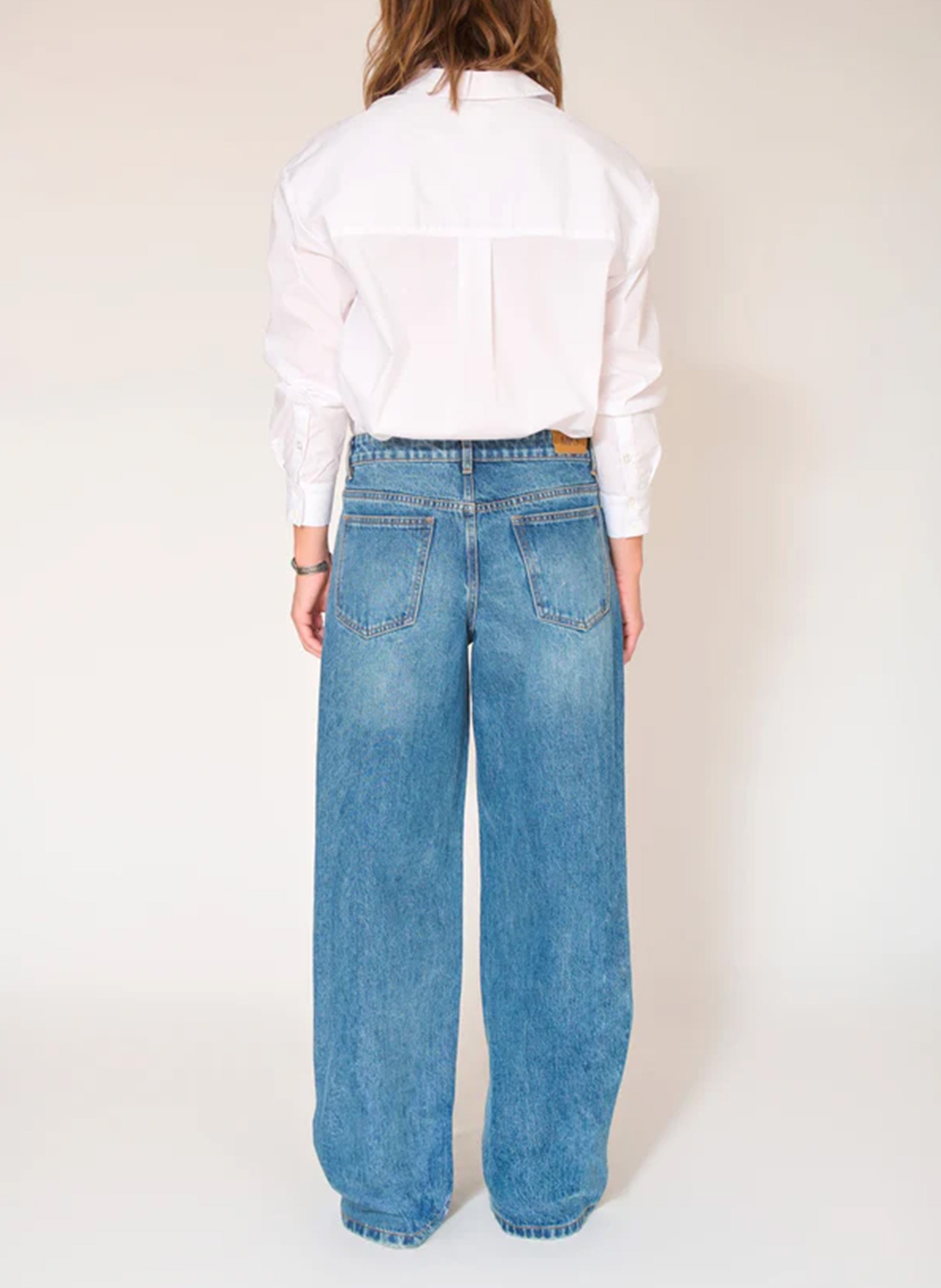 Wide-leg cotton jeans MKT Blue