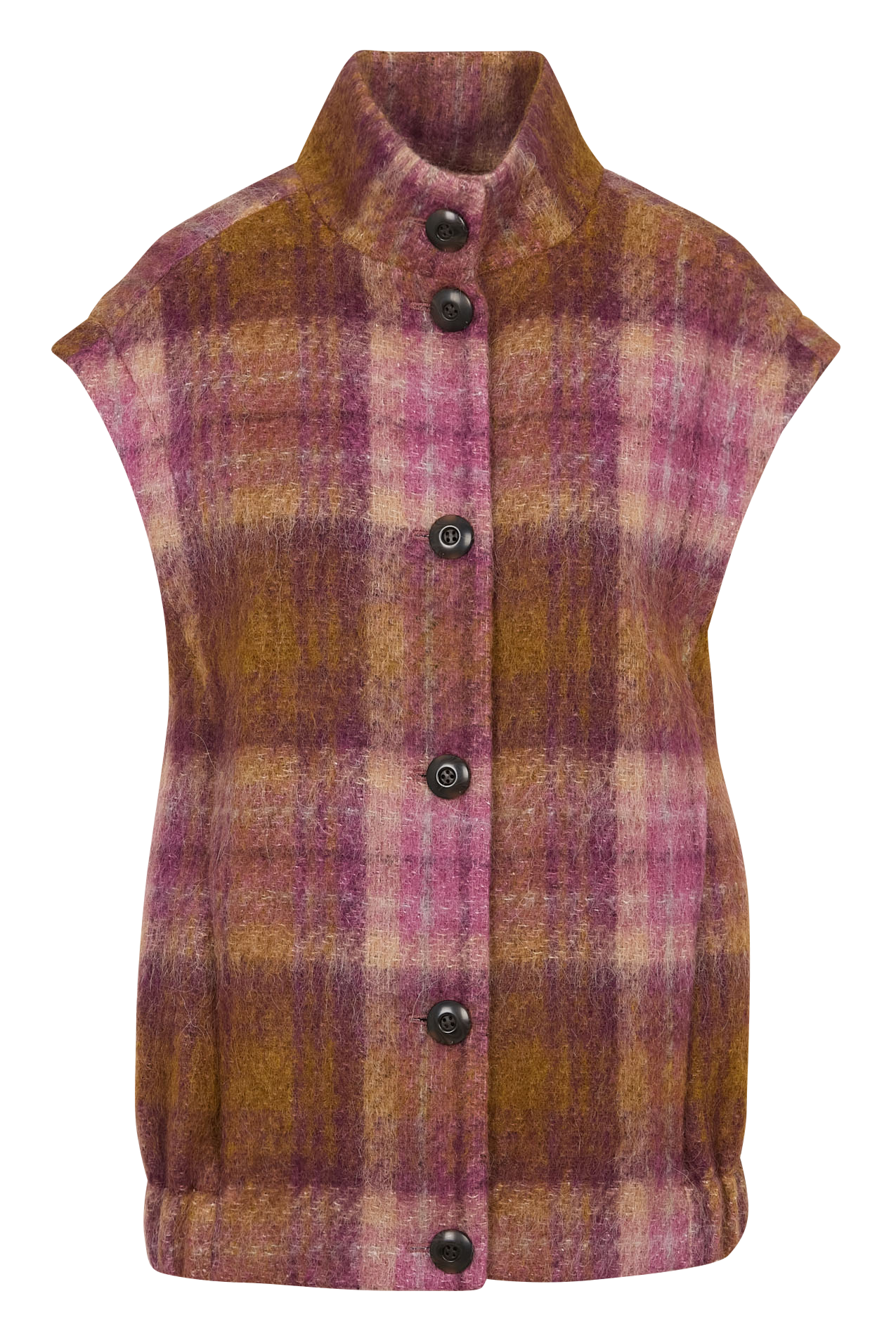 Straight high-neck jacket MAISON 123 Red