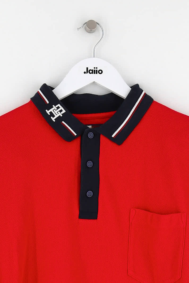 Polo shirt TOMMY HILFIGER - SECONDE MAIN Red