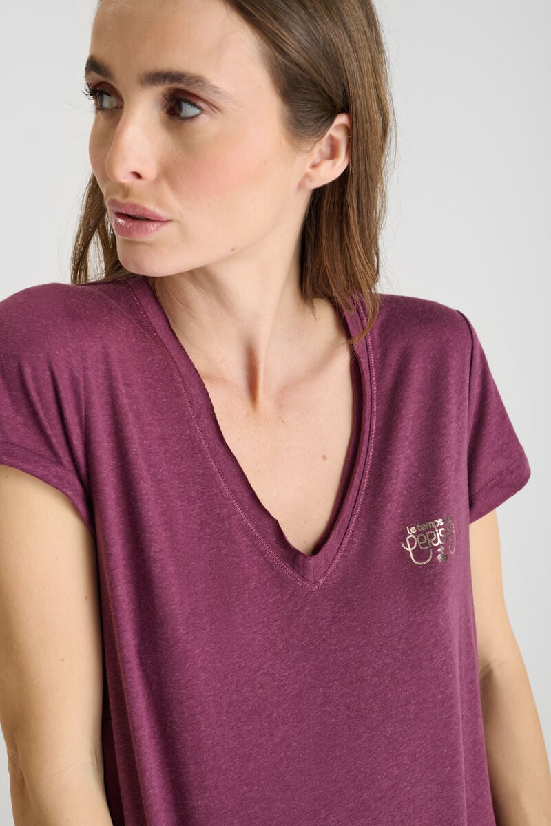 Tommy Badge T-shirt LE TEMPS DES CERISES Red