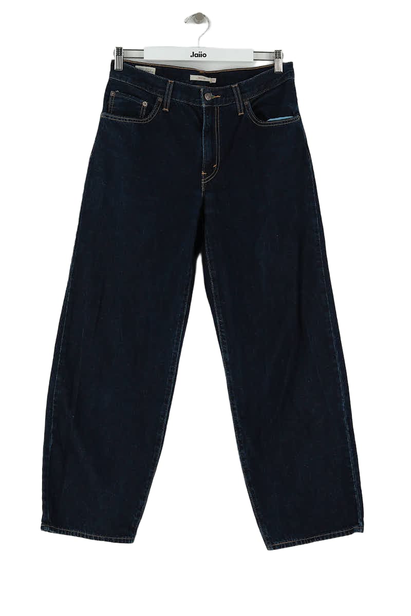 Straight cotton-blend pants LEVI'S - Seconde main Blue