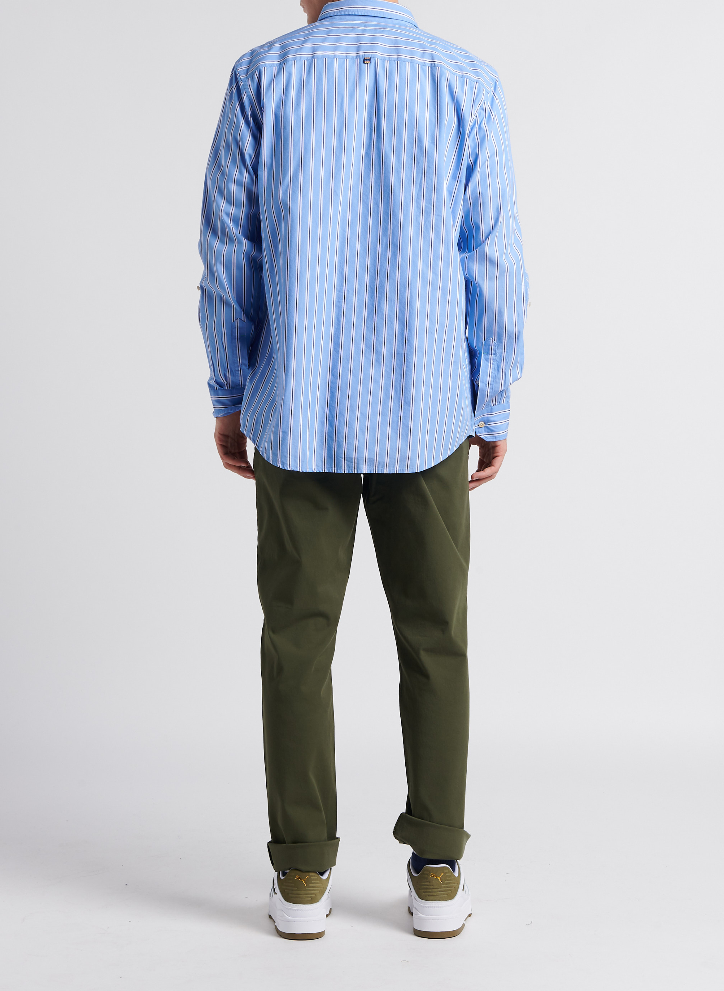 Chemise col américain en coton SCOTCH AND SODA Bleu