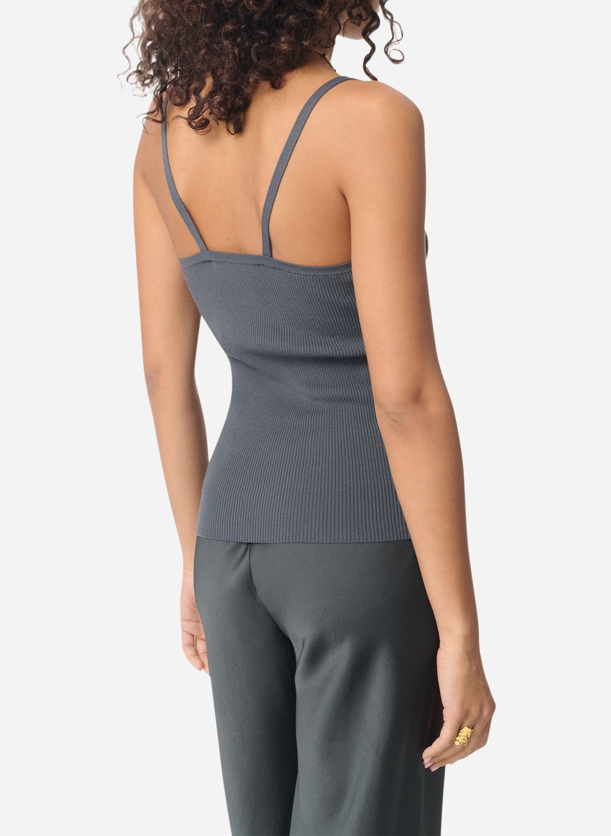 Top col V VANESSA BRUNO Gris