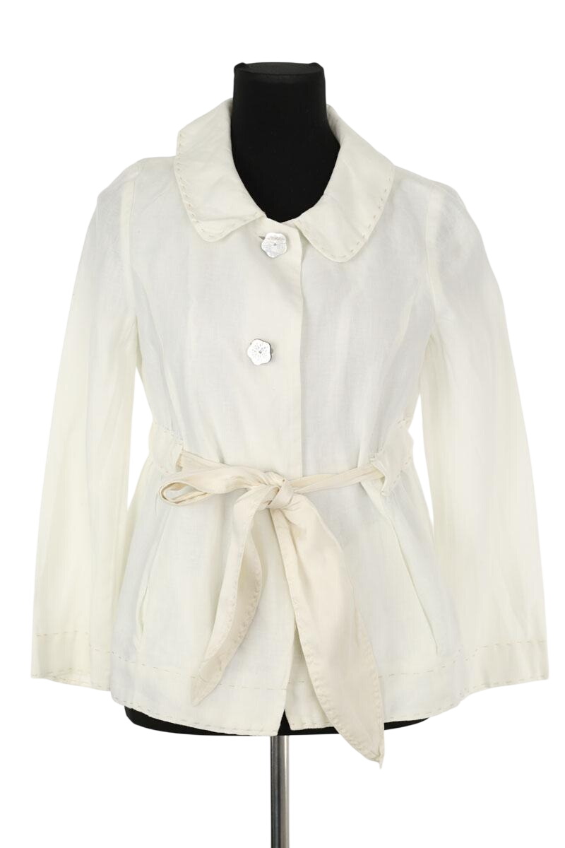 JACKET TARA JARMON - Seconde Main White