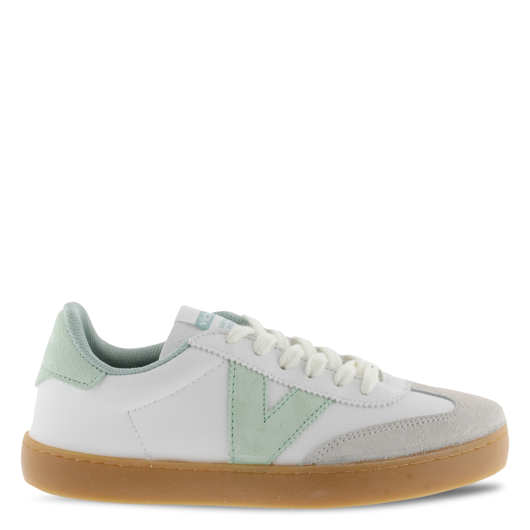 Baskets basses en cuir VICTORIA Vert