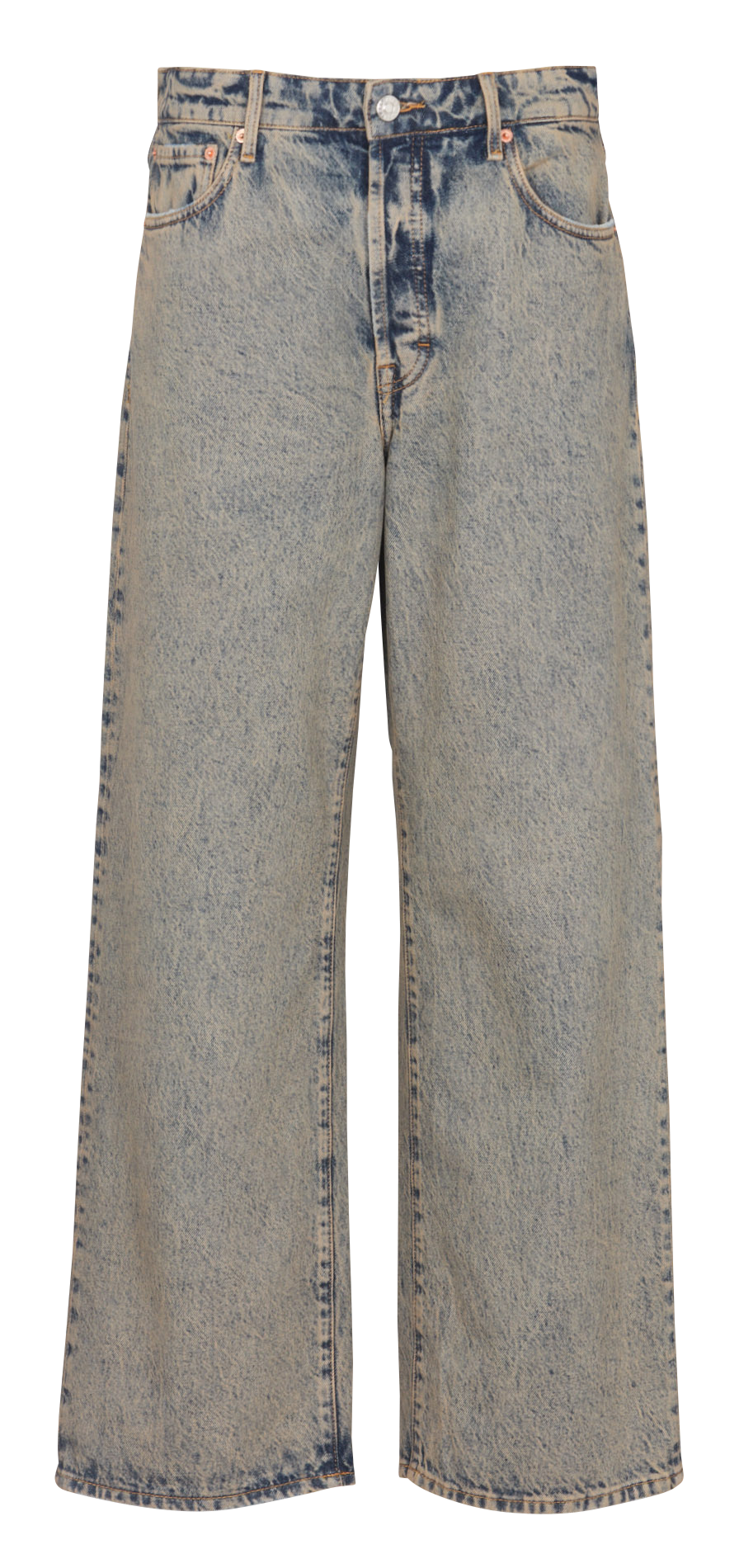 Wide-leg stonewash jeans BELLEROSE Blue