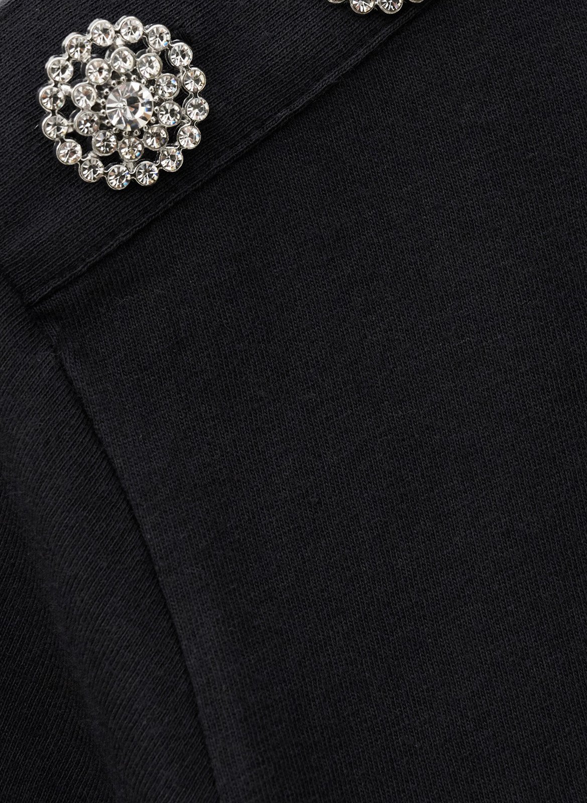 Tee-shirt col rond en coton BA&SH Noir