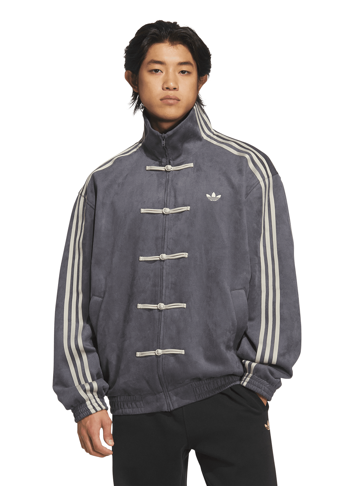Jacke mit Stehkragen ADIDAS Grau
