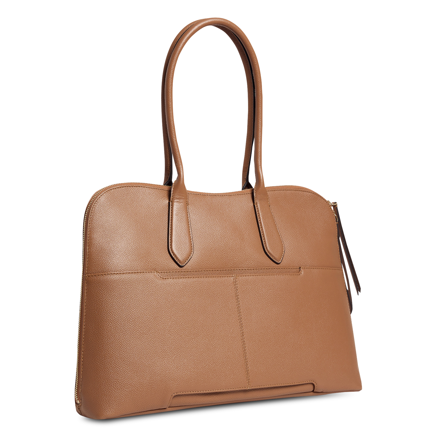 Leather document holder LE TANNEUR Brown