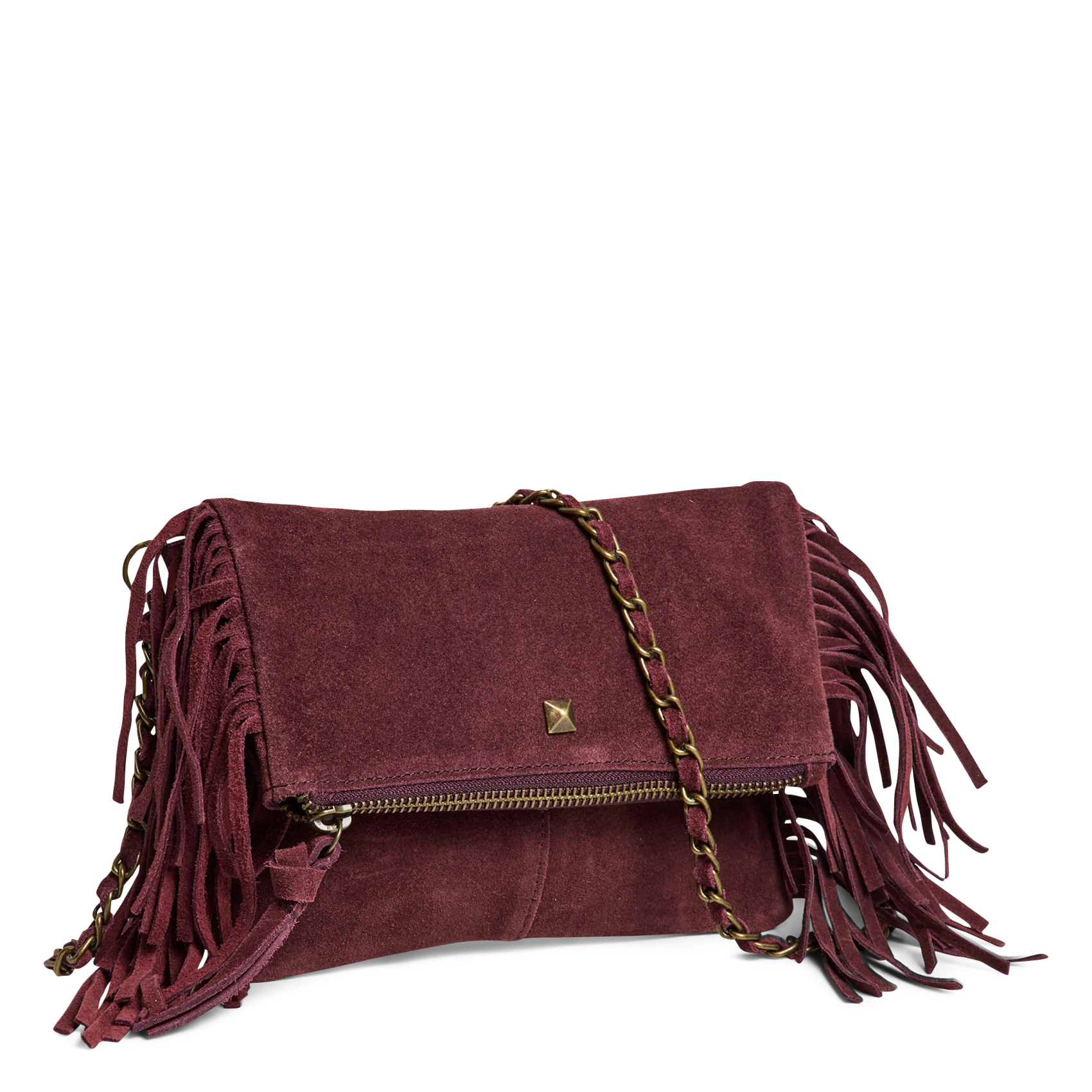 Leather shoulder bag PIECES