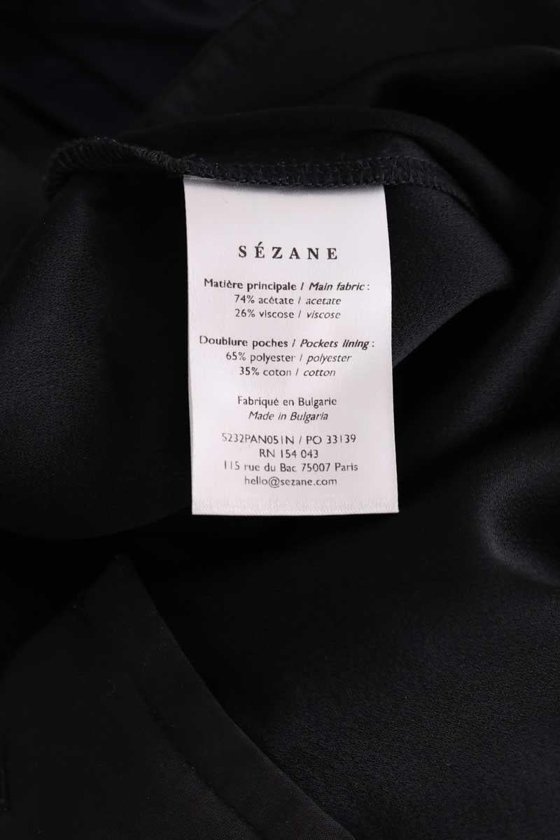 Straight-leg pants SEZANE - Seconde main Blue