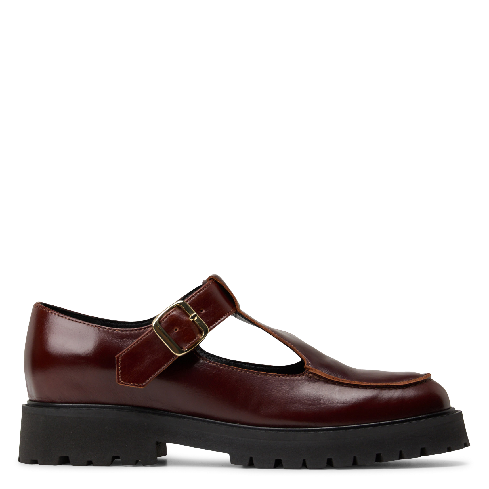 Leather Derby shoes MAISON 123 Brown