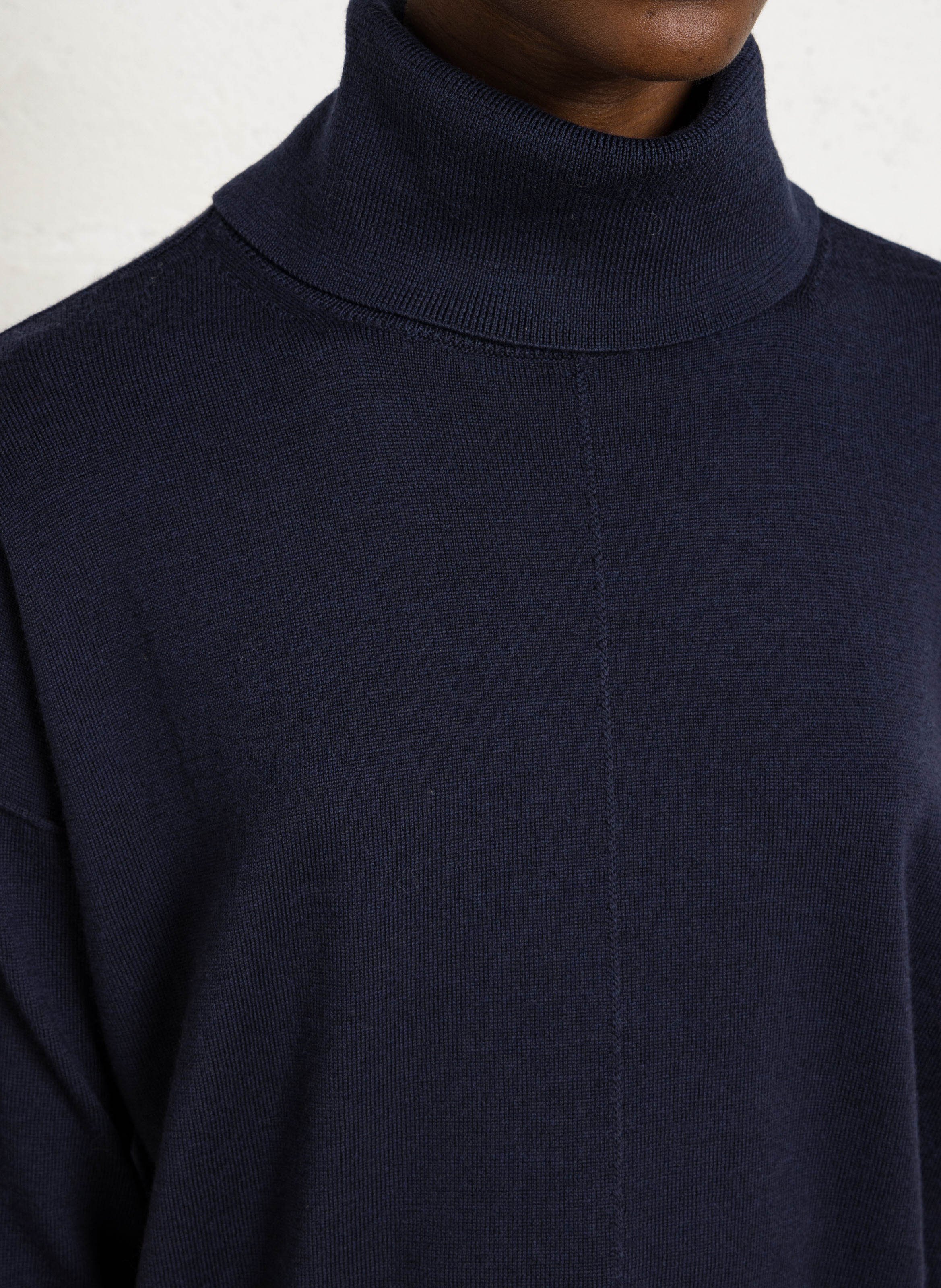 Oversize-Pullover aus Wolle MAISON ANJE Blau