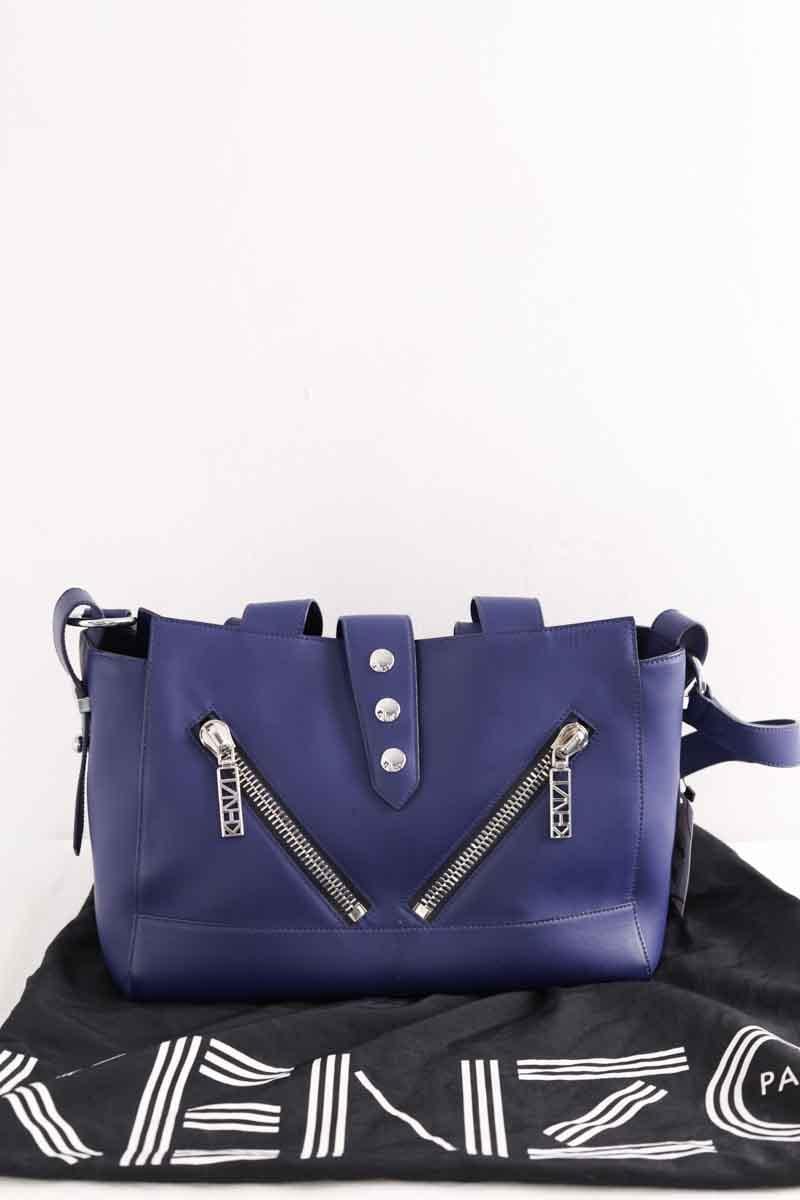 Handbag KENZO - SECONDE MAIN Blue