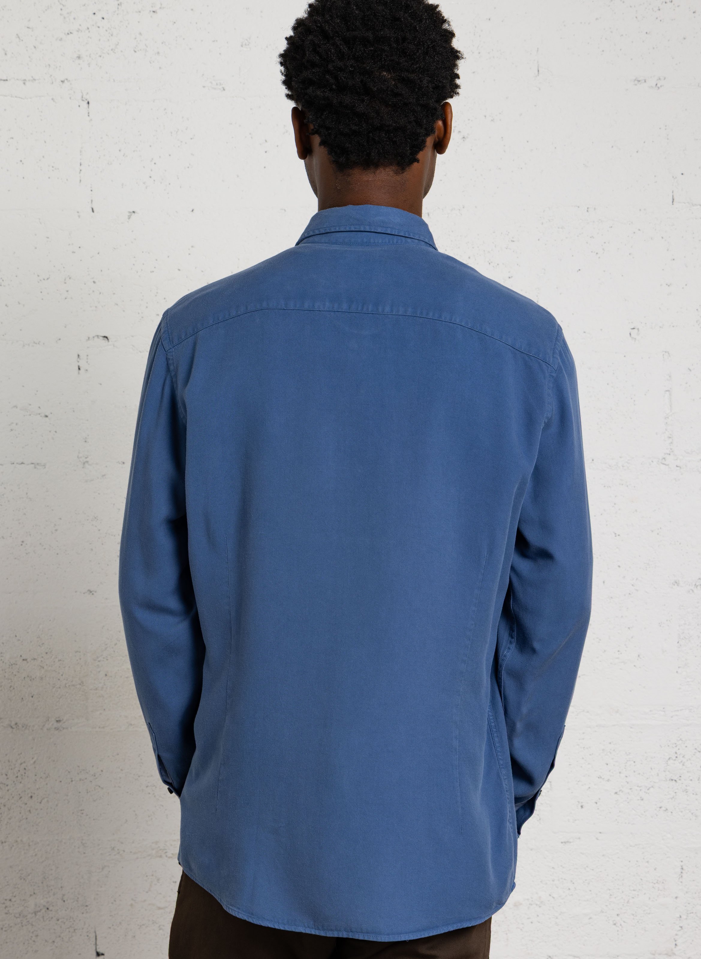 Chemise droite col classique  HACKETT Bleu