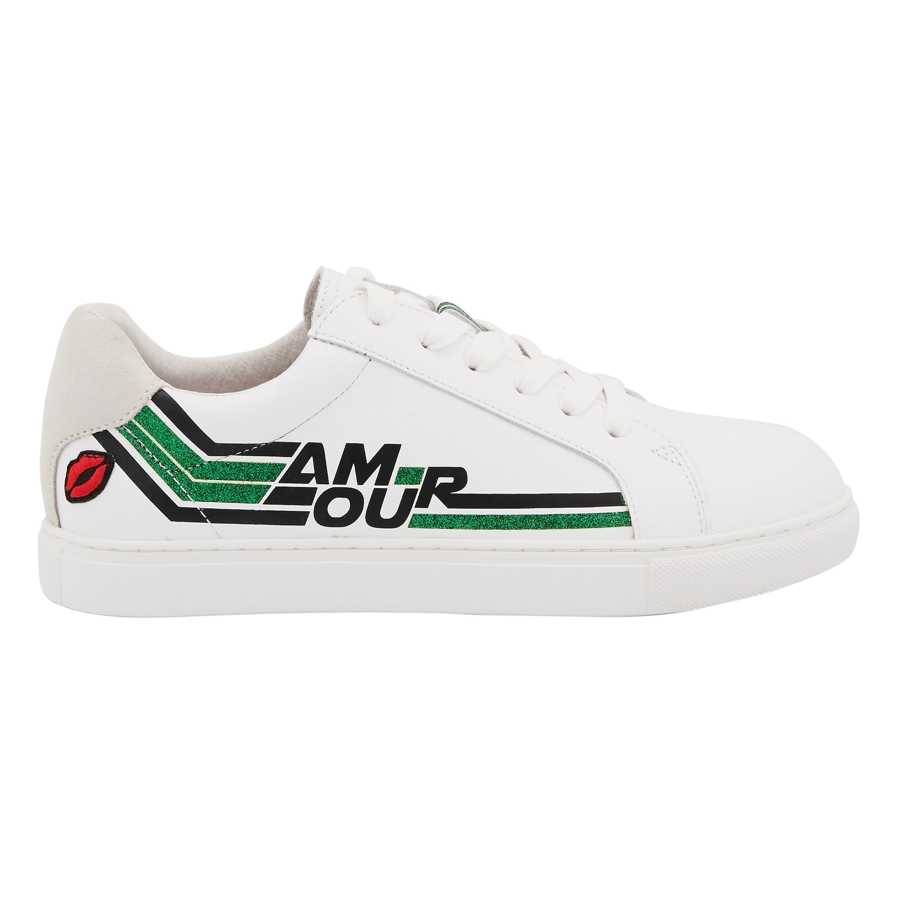 Leather sneakers BONS BAISERS PARIS White