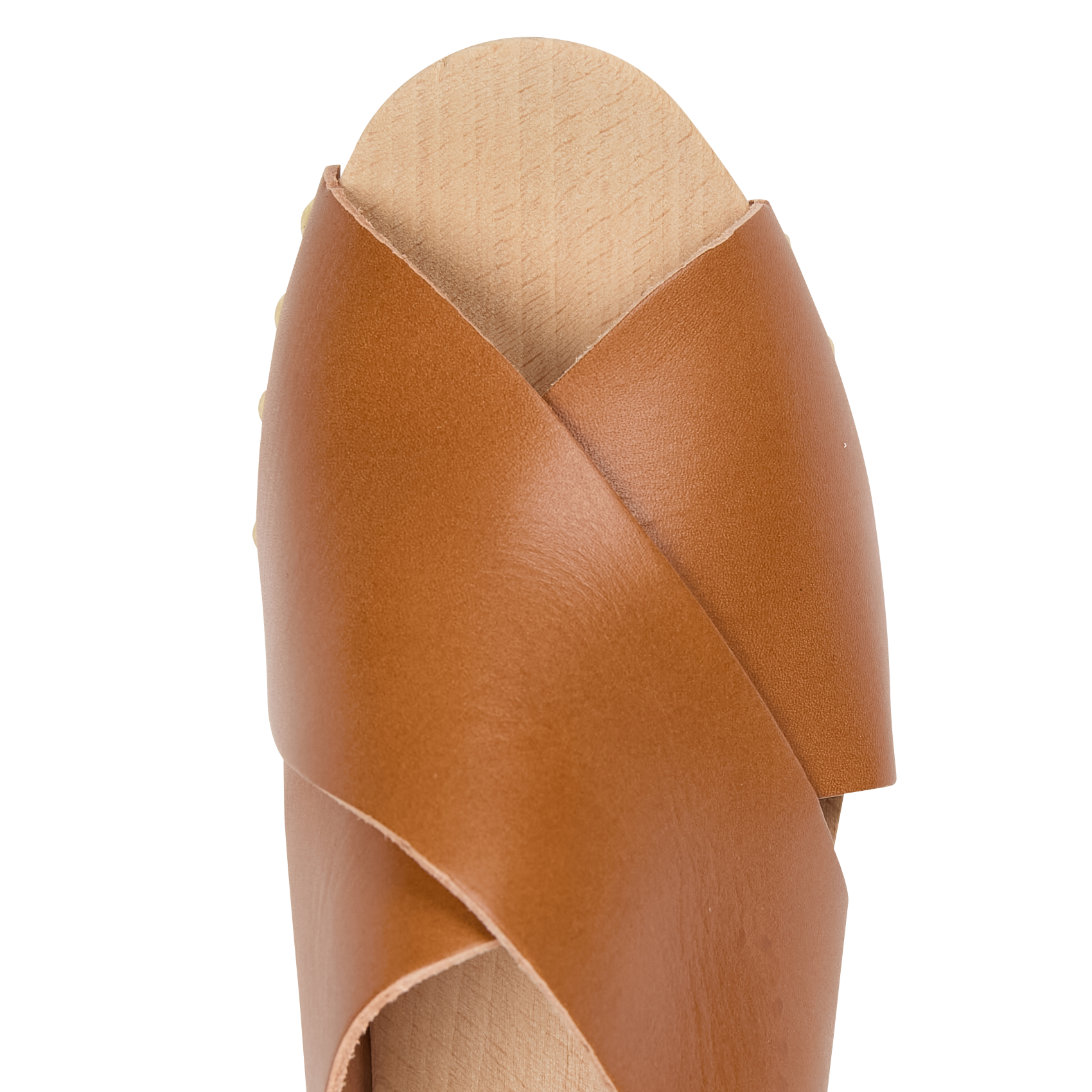 Sandale en cuir végétal BOSABO Marron