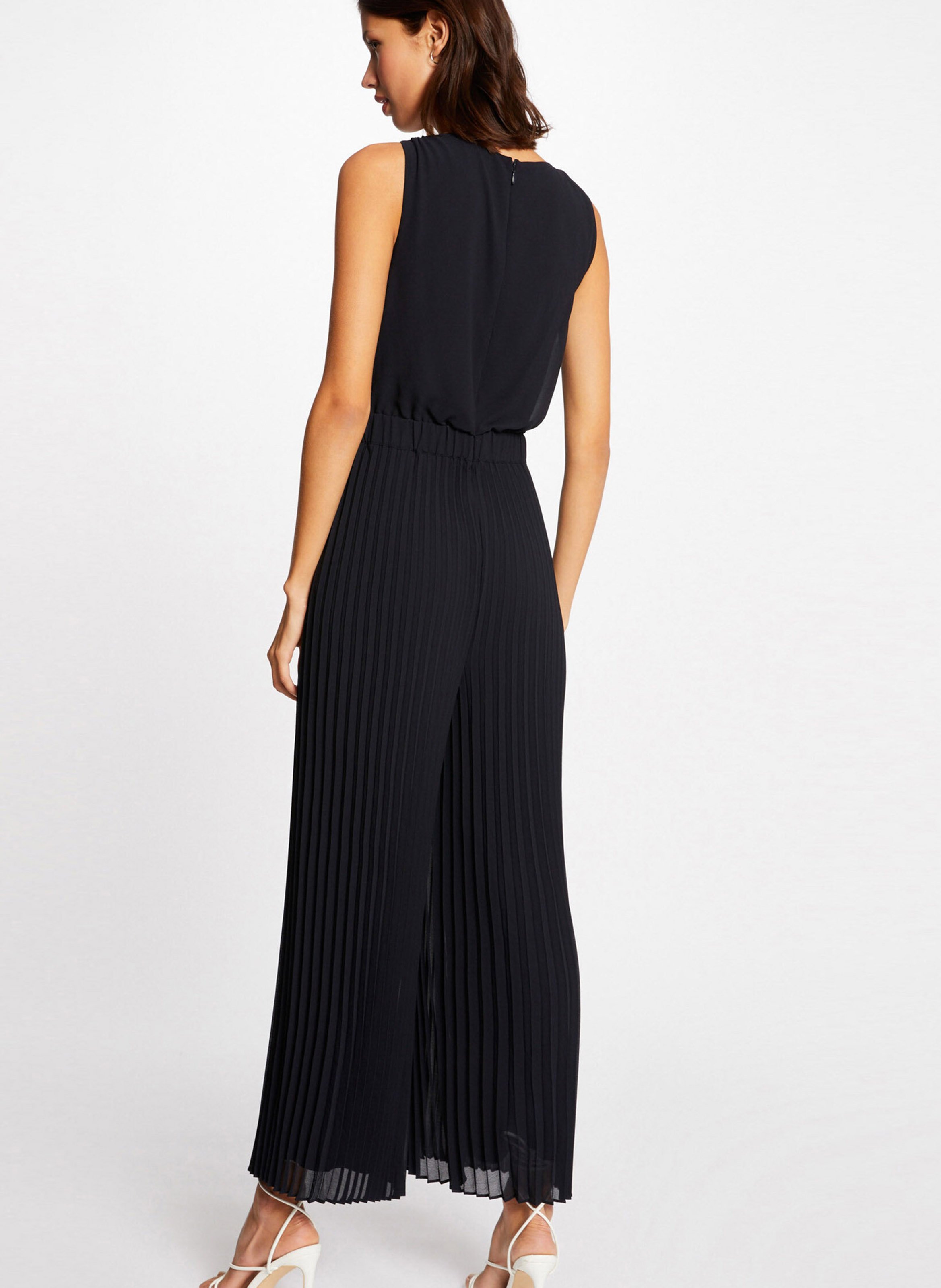 Jumpsuit met V-hals MORGAN Blauw