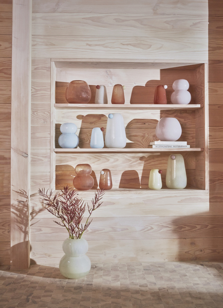 Glass vase OYOY LIVING DESIGN White