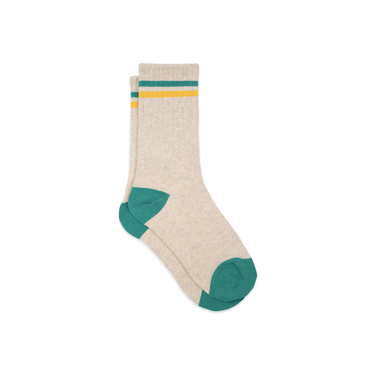 Combed Cotton Retro Socks BILLYBELT Beige