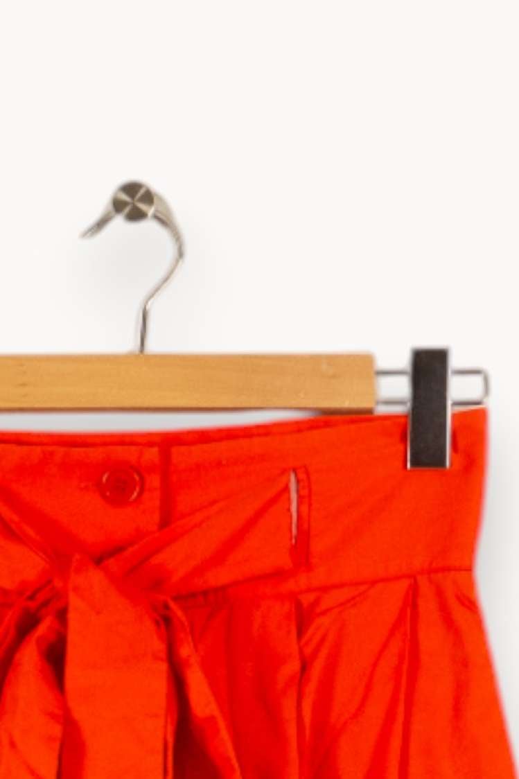 Short A-line skirt TARA JARMON - Seconde Main Orange