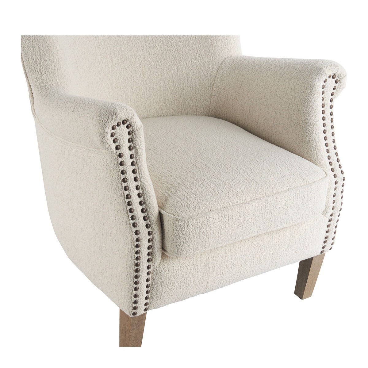 Pine armchair BLANC D'IVOIRE Beige