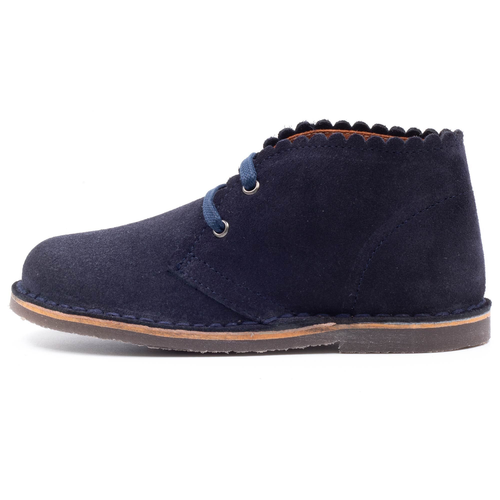 Bottine à lacet pour petit Boni & Sidonie Bleu