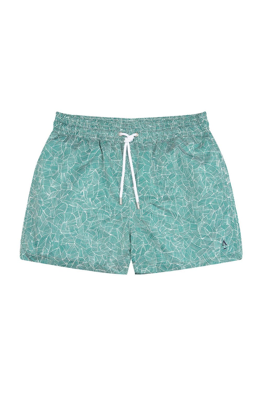 Printed swim shorts with elasticated waistband APNEE