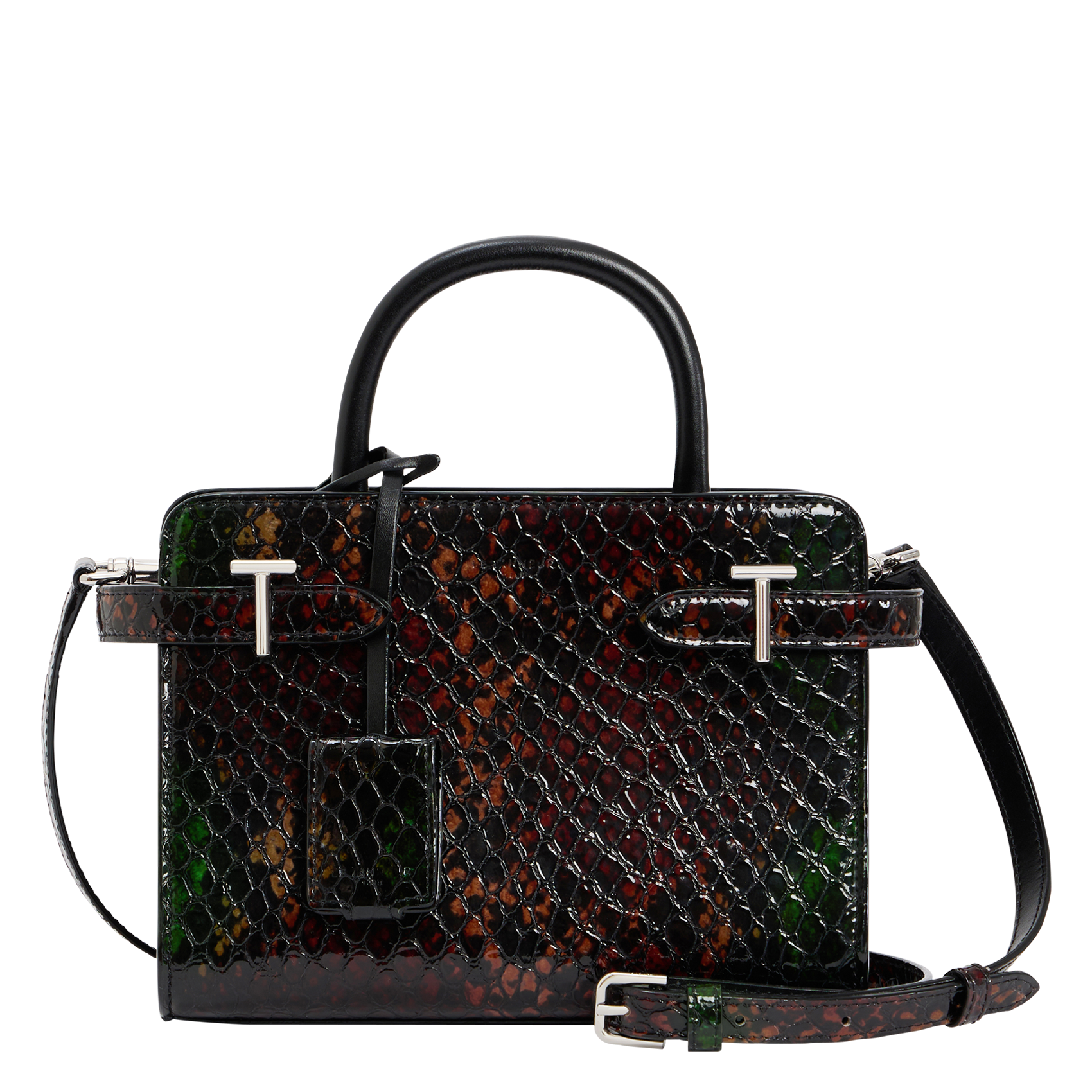 SAc bandoulière en cuir LE TANNEUR Multicolore