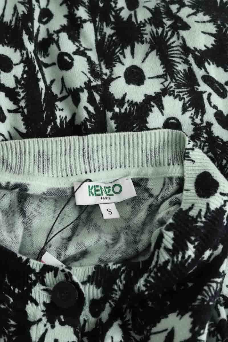 Cotton cardigan KENZO - SECONDE MAIN Green