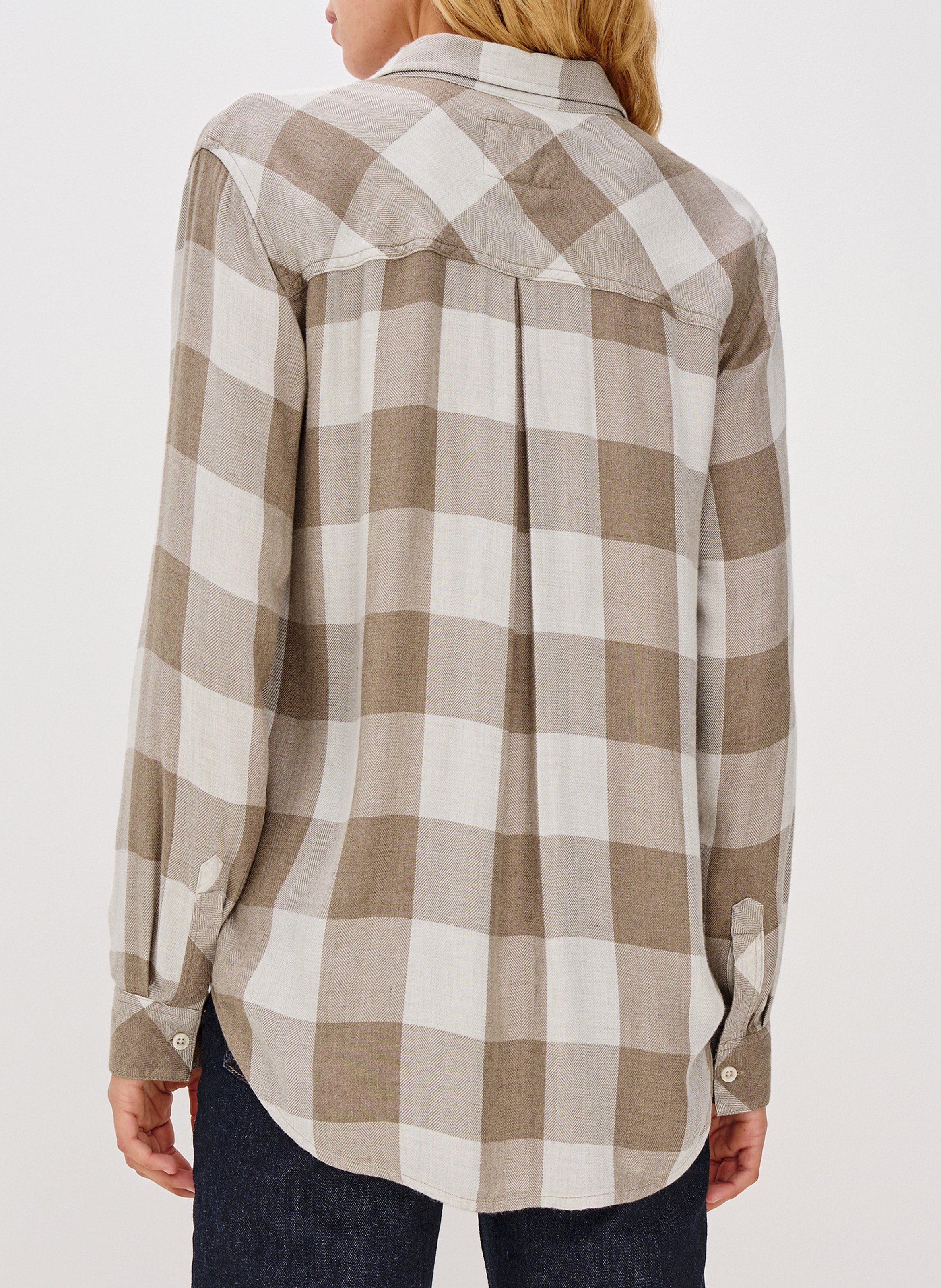 Chemise droite à carreaux RAILS Multicolore