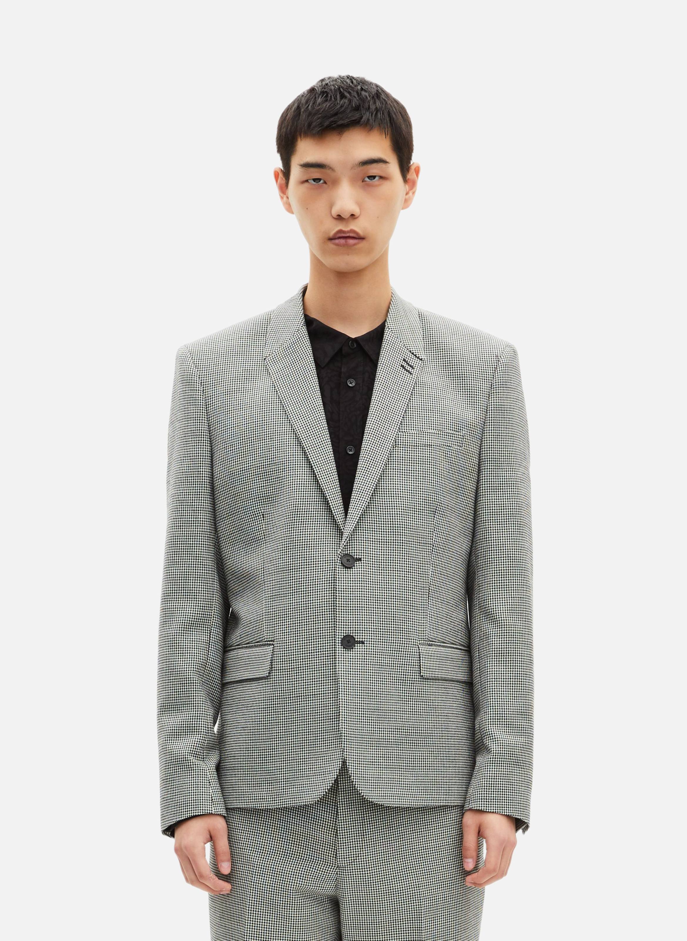 Houndstooth suit jacket THE KOOPLES Black