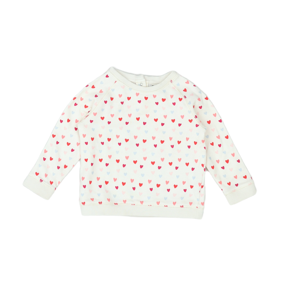 White Baby Sweatshirt - 24 months BONTON - Seconde Main White
