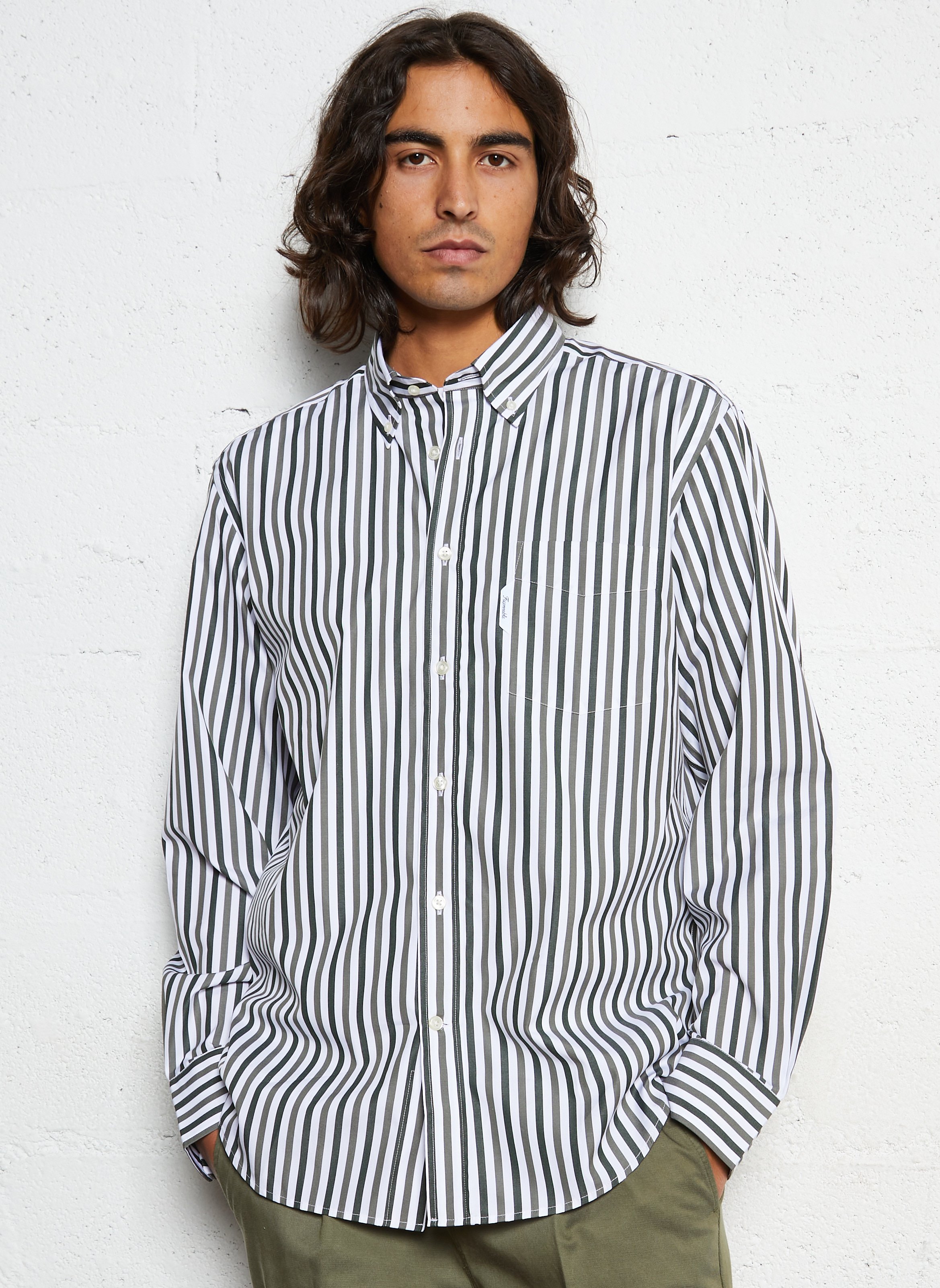 Colonel plain shirt FACONNABLE Green