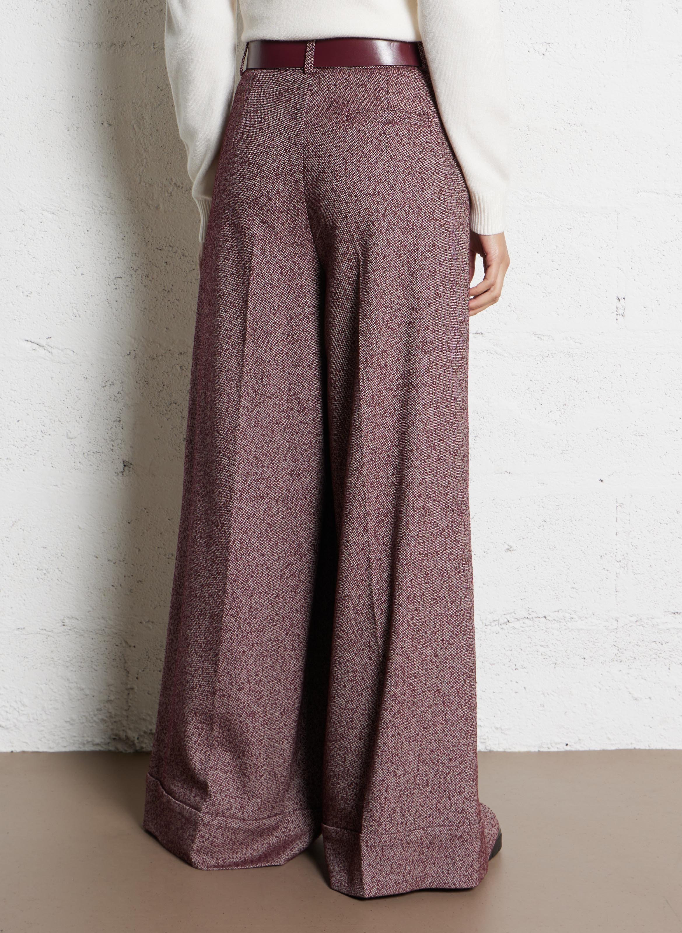 Pantalon large  IMPERIAL Rouge