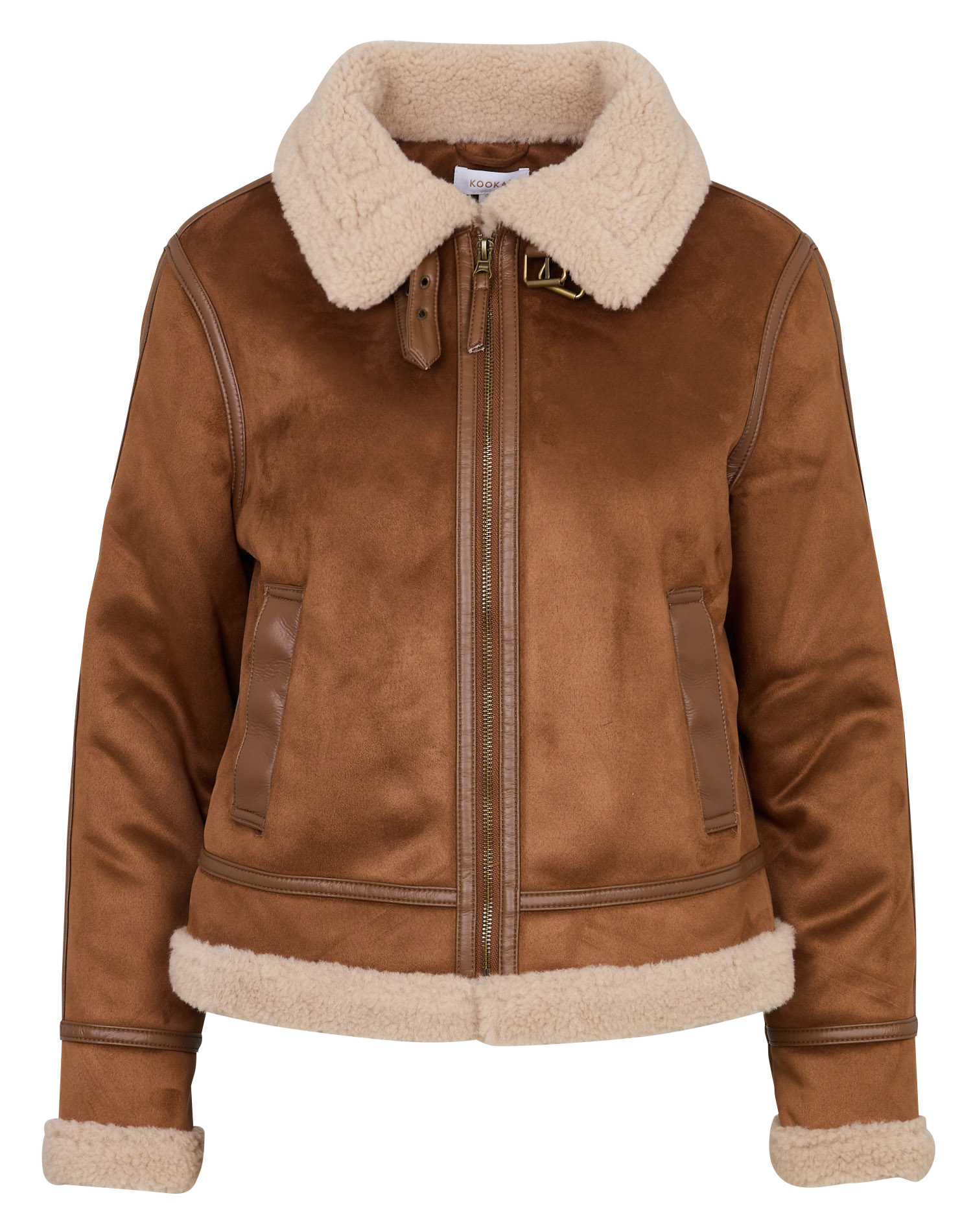 Blouson col montant KOOKAI Marron