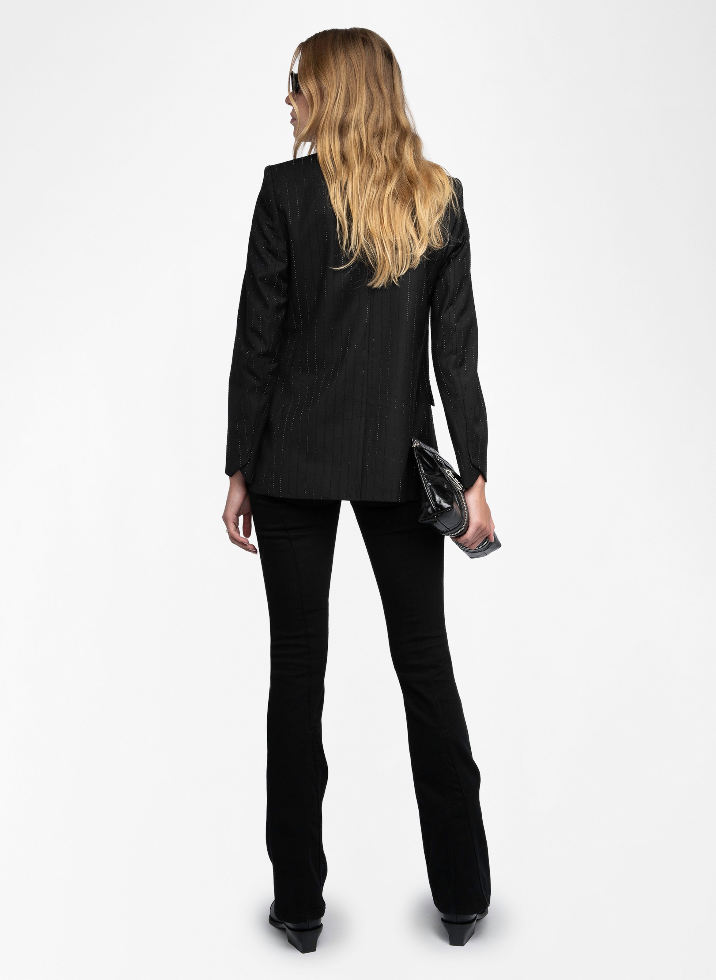 Gerader Blazer mit Strass ZADIG&VOLTAIRE Schwarz