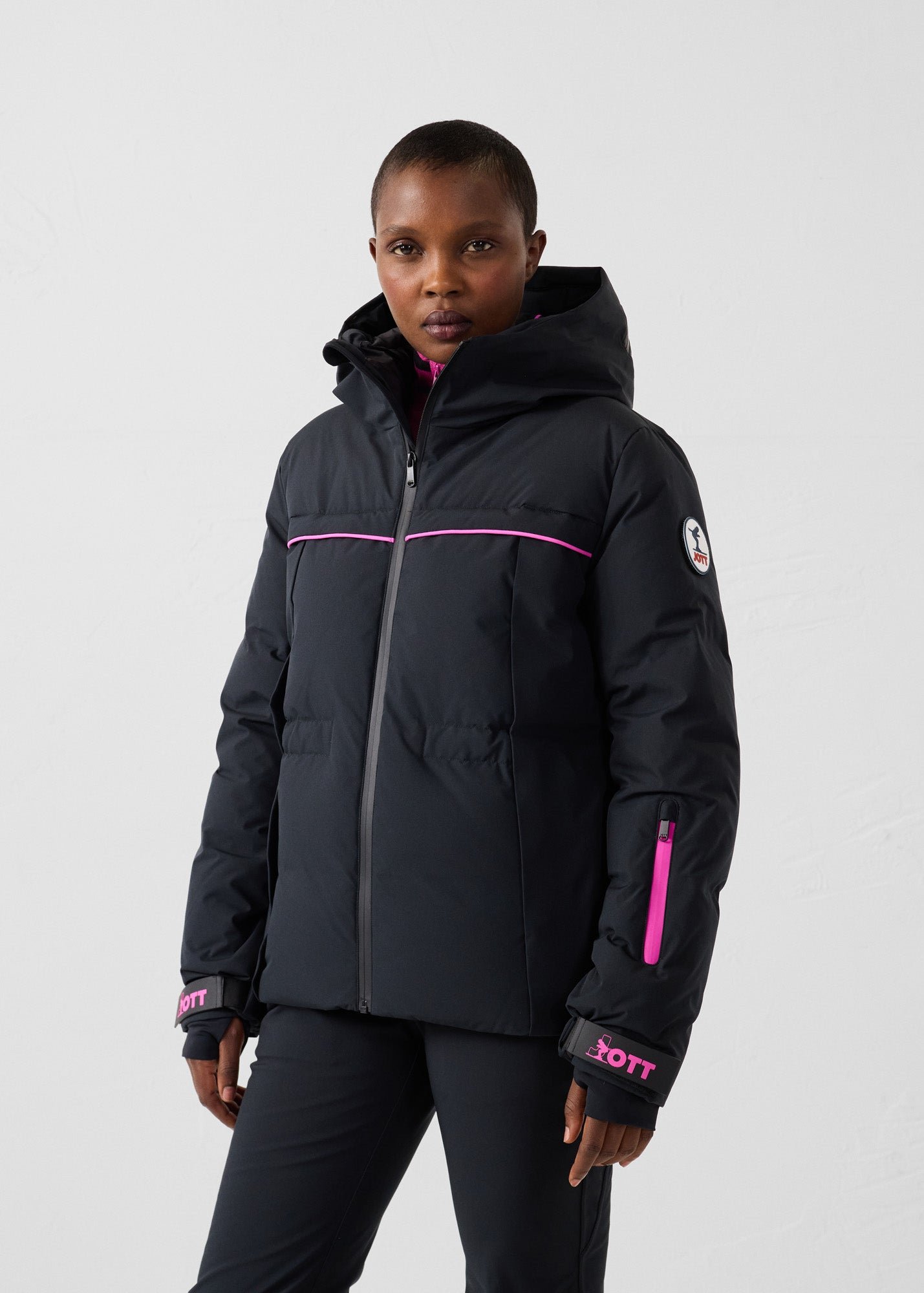 Soldanelle extreme cold ski jacket JOTT Black