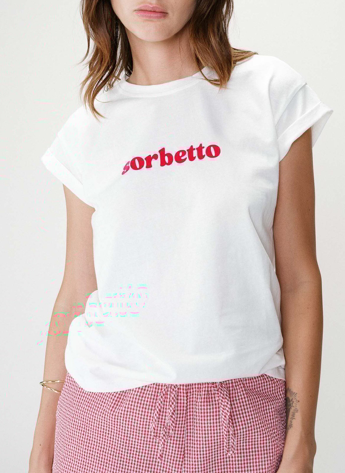 Bedrucktes T-Shirt mit Rundhalsausschnitt GRACE ET MILA Rosa