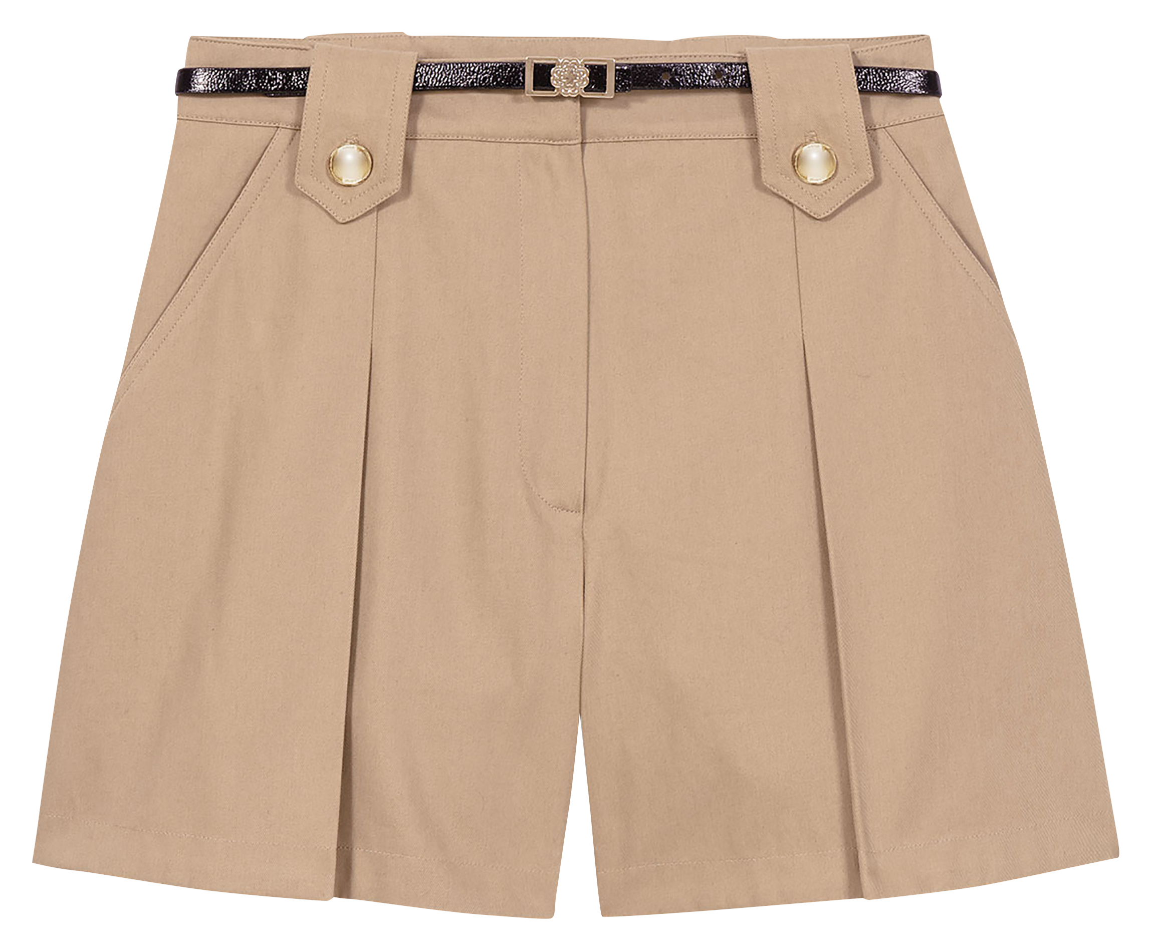 Short cotton suit MAJE Beige