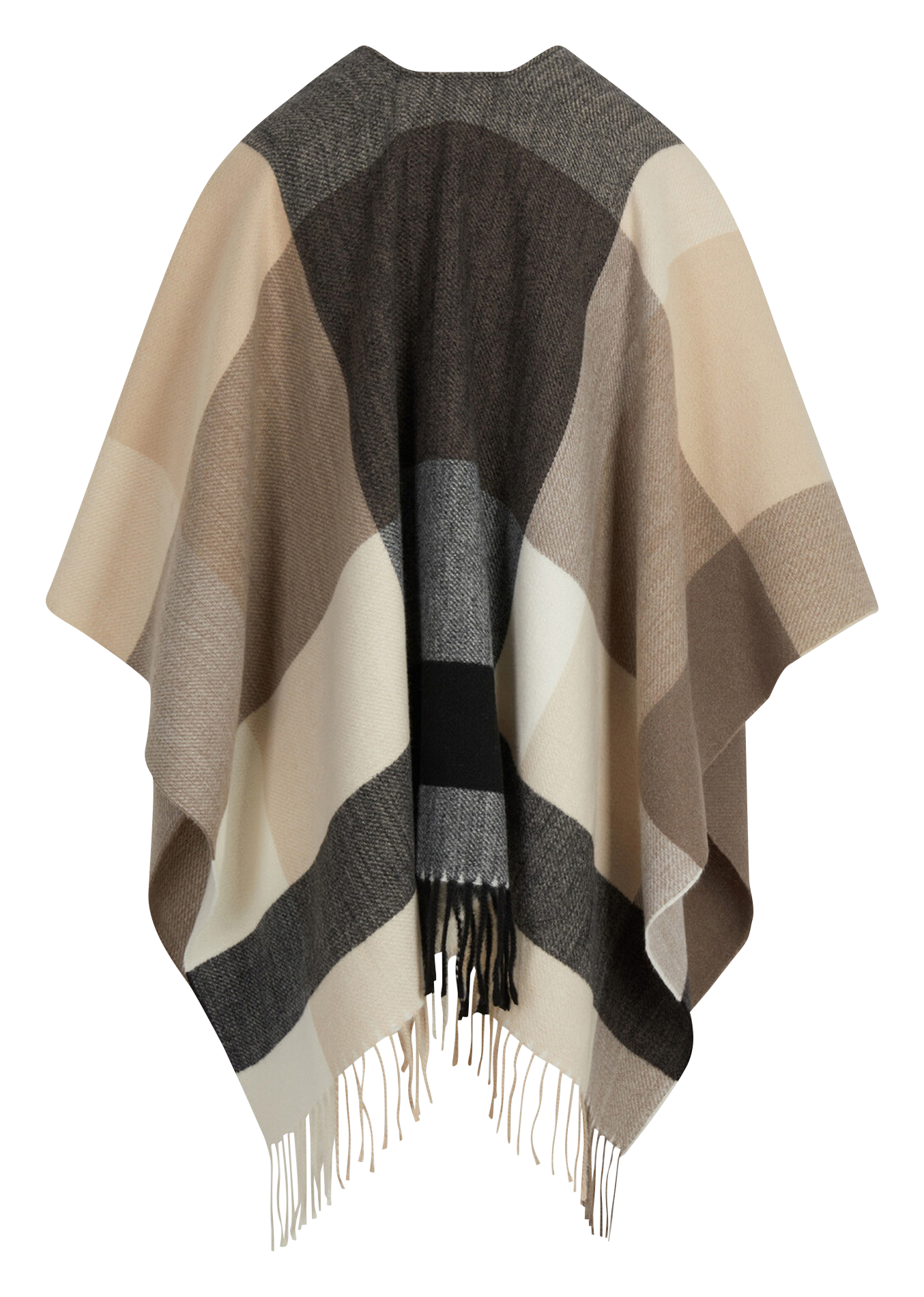 Poncho ample à carreaux MORGAN Multicolore