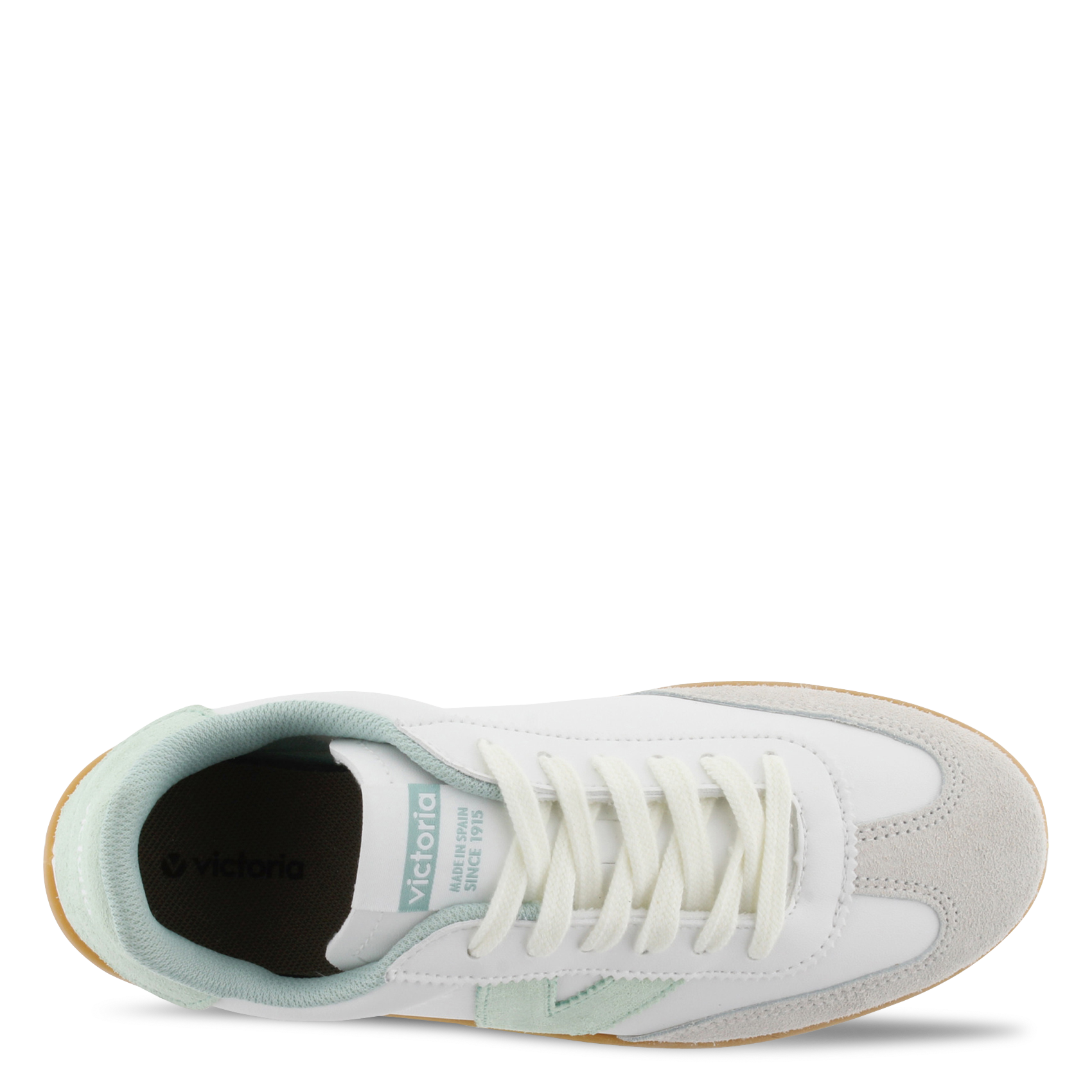 Baskets basses en cuir VICTORIA Vert