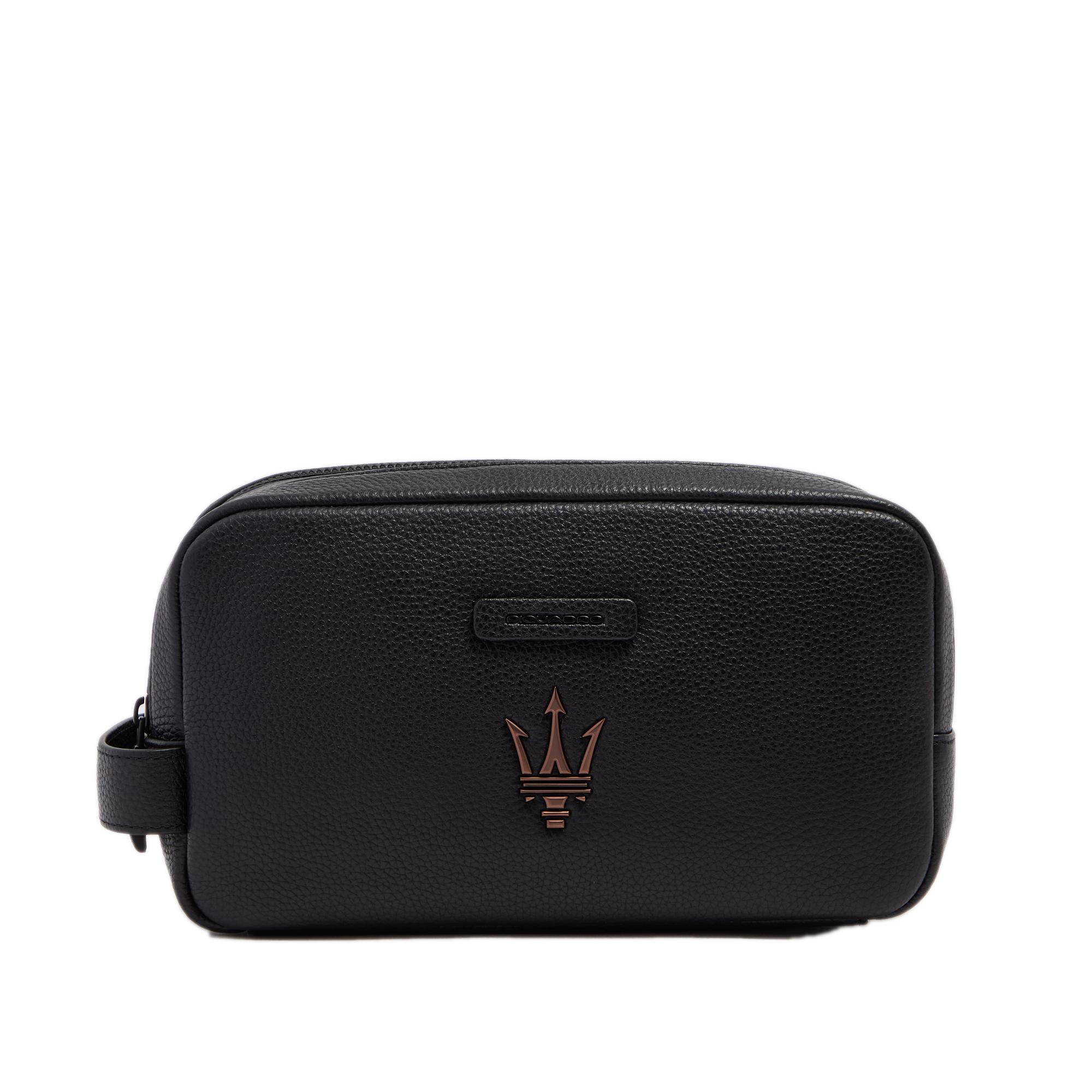 "Piquadro x Maserati" Toiletry Bag PIQUADRO Black