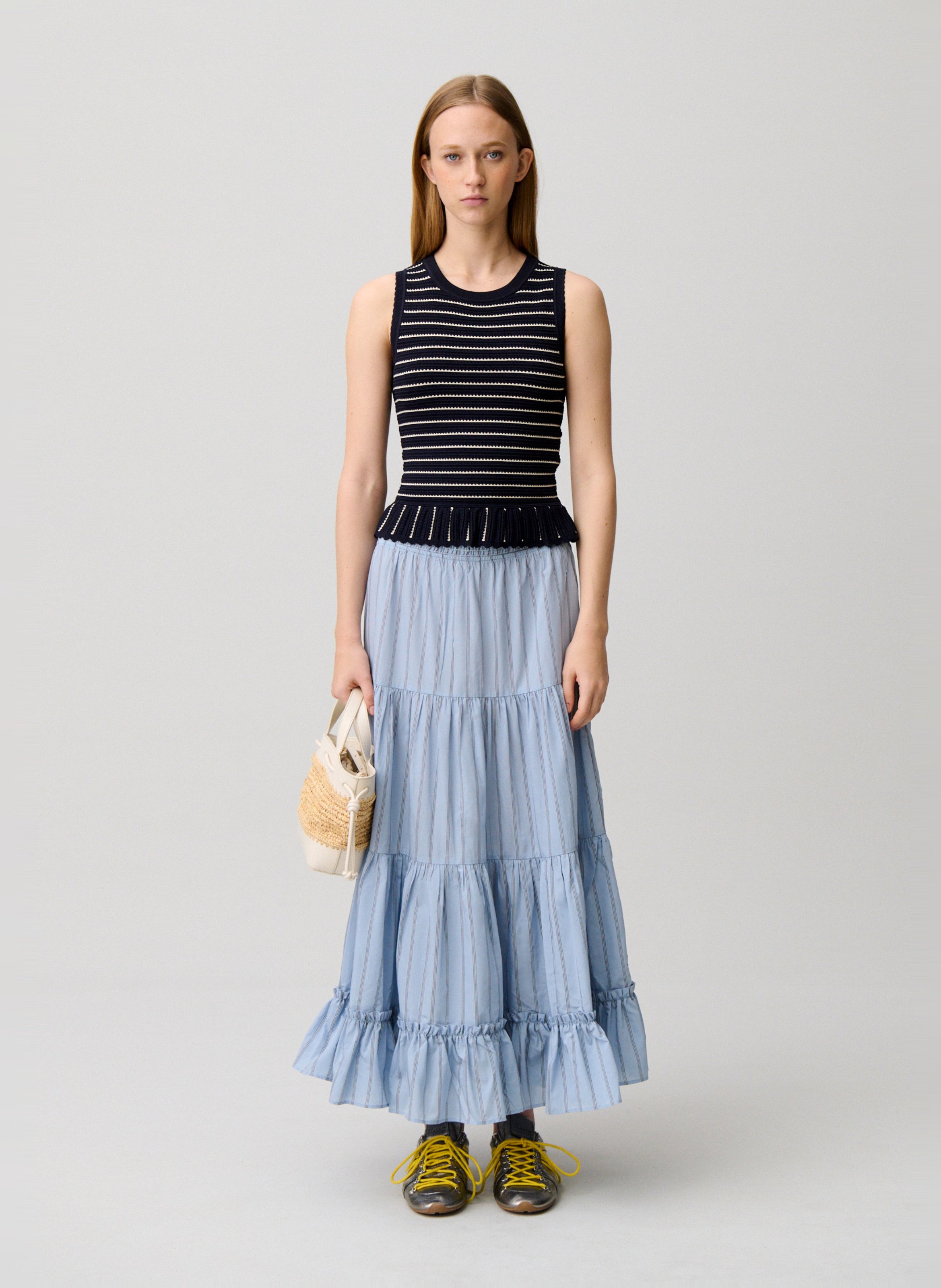 Top en maille ajusté CLAUDIE PIERLOT Multicolore