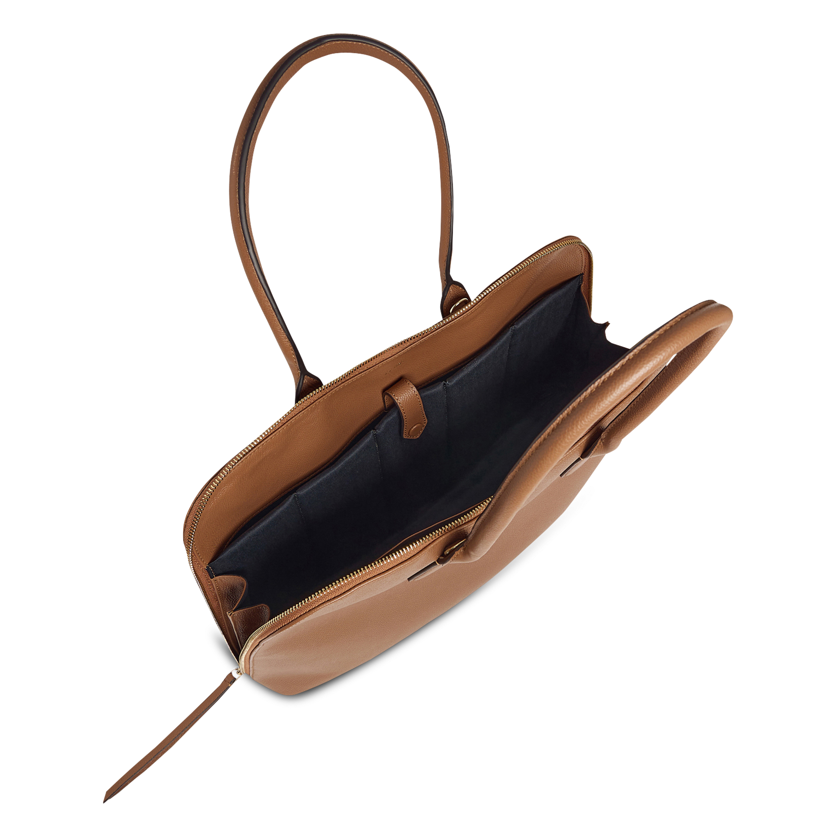 Leather document holder LE TANNEUR Brown